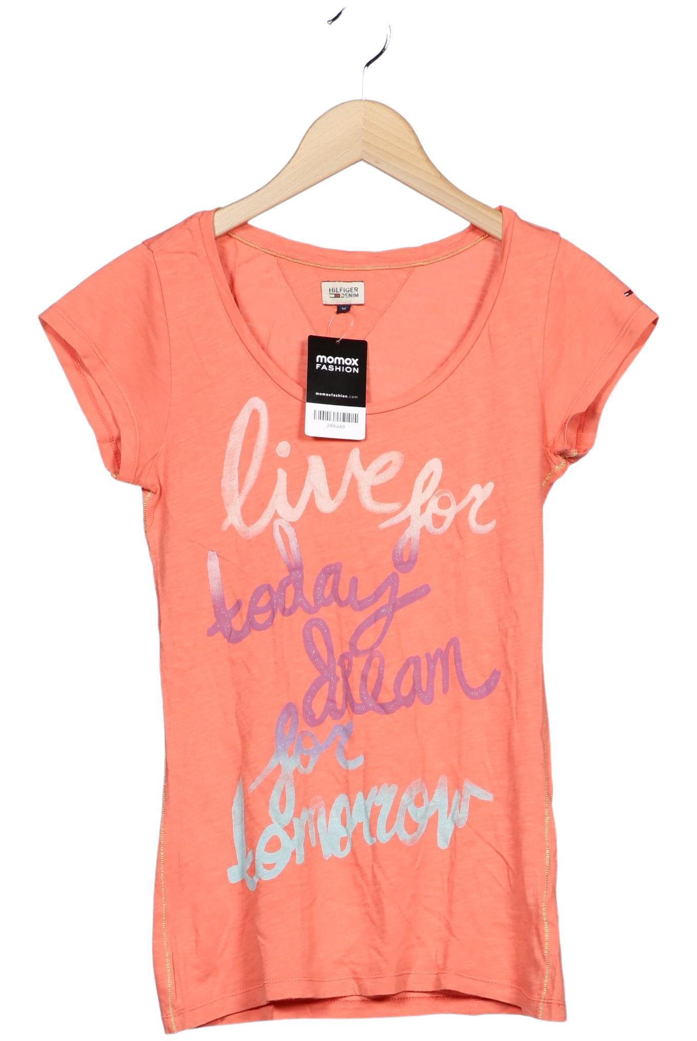 

Hilfiger Denim Damen T-Shirt, orange, Gr. 38