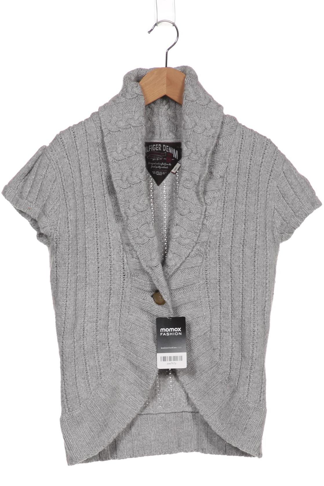 

Hilfiger Denim Damen Strickjacke, grau, Gr. 42