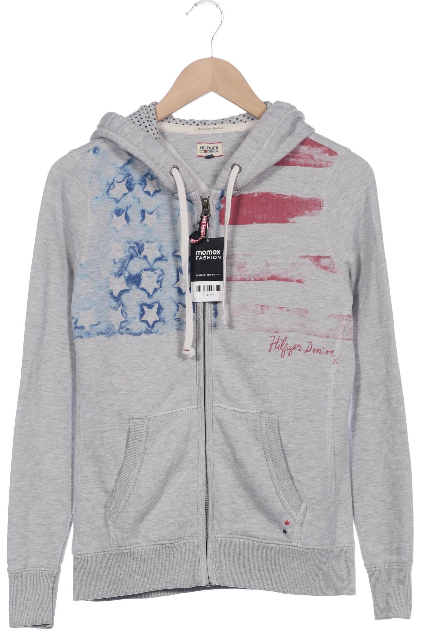 

Hilfiger Denim Damen Kapuzenpullover, grau, Gr. 38