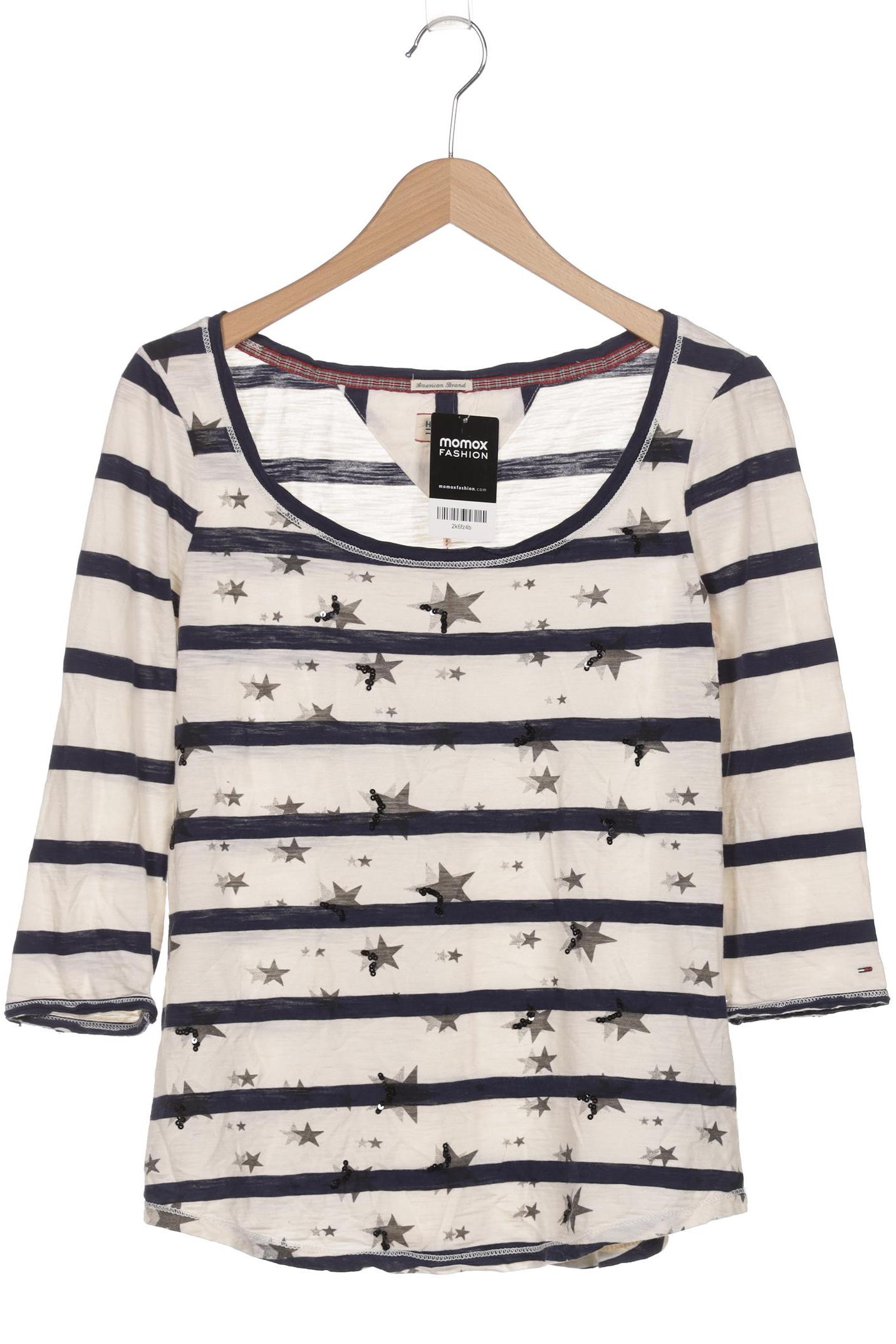 

Hilfiger Denim Damen Langarmshirt, beige, Gr. 38