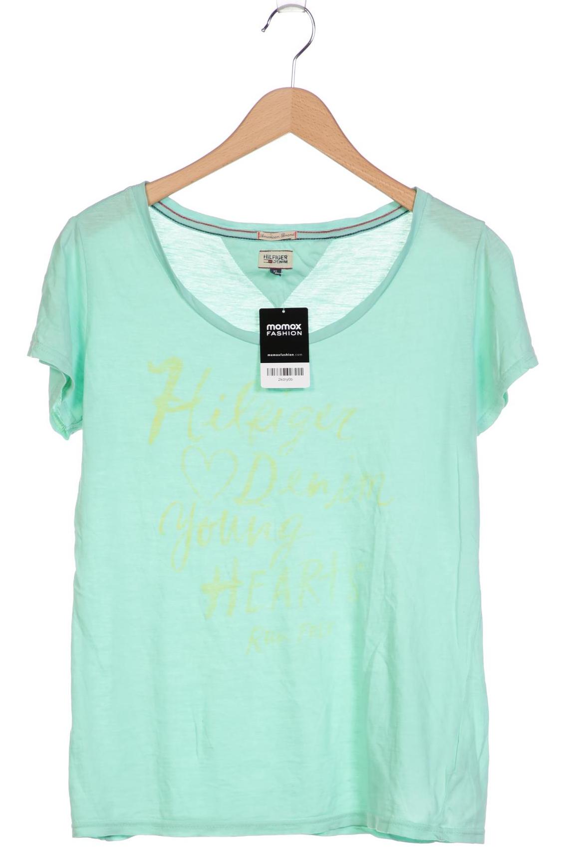 

Hilfiger Denim Damen T-Shirt, hellgrün, Gr. 44