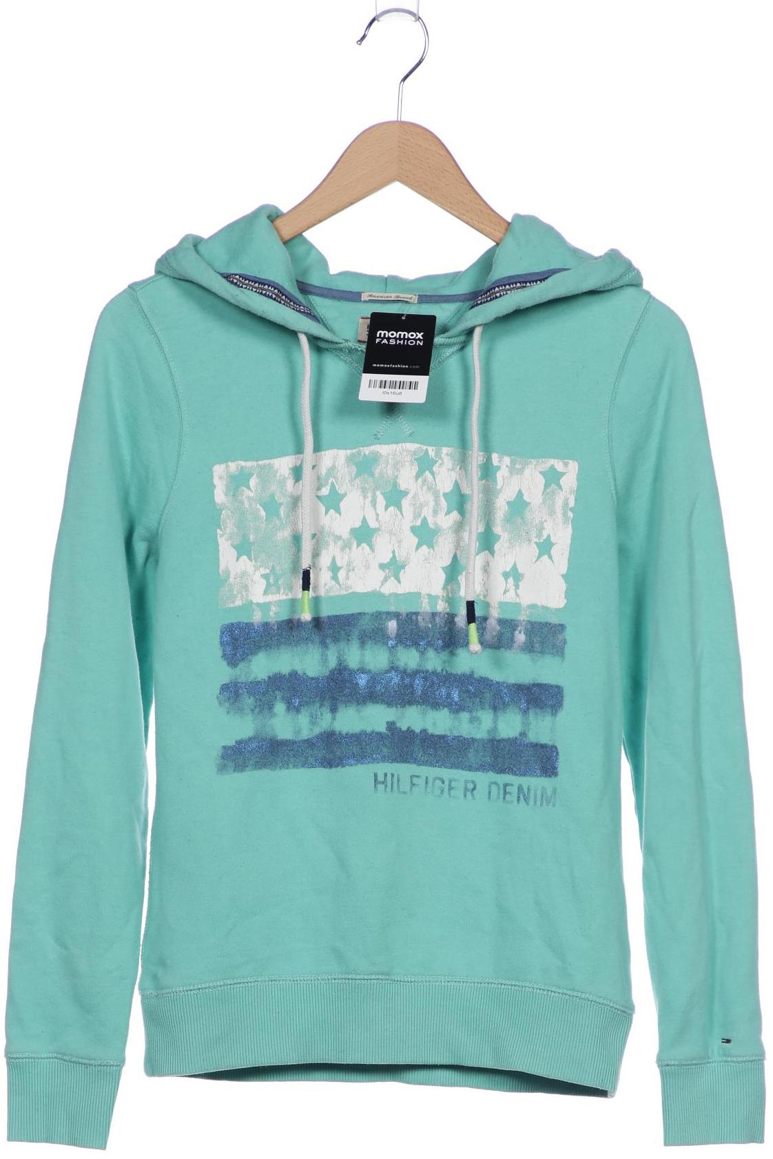 

Hilfiger Denim Damen Kapuzenpullover, türkis, Gr. 36