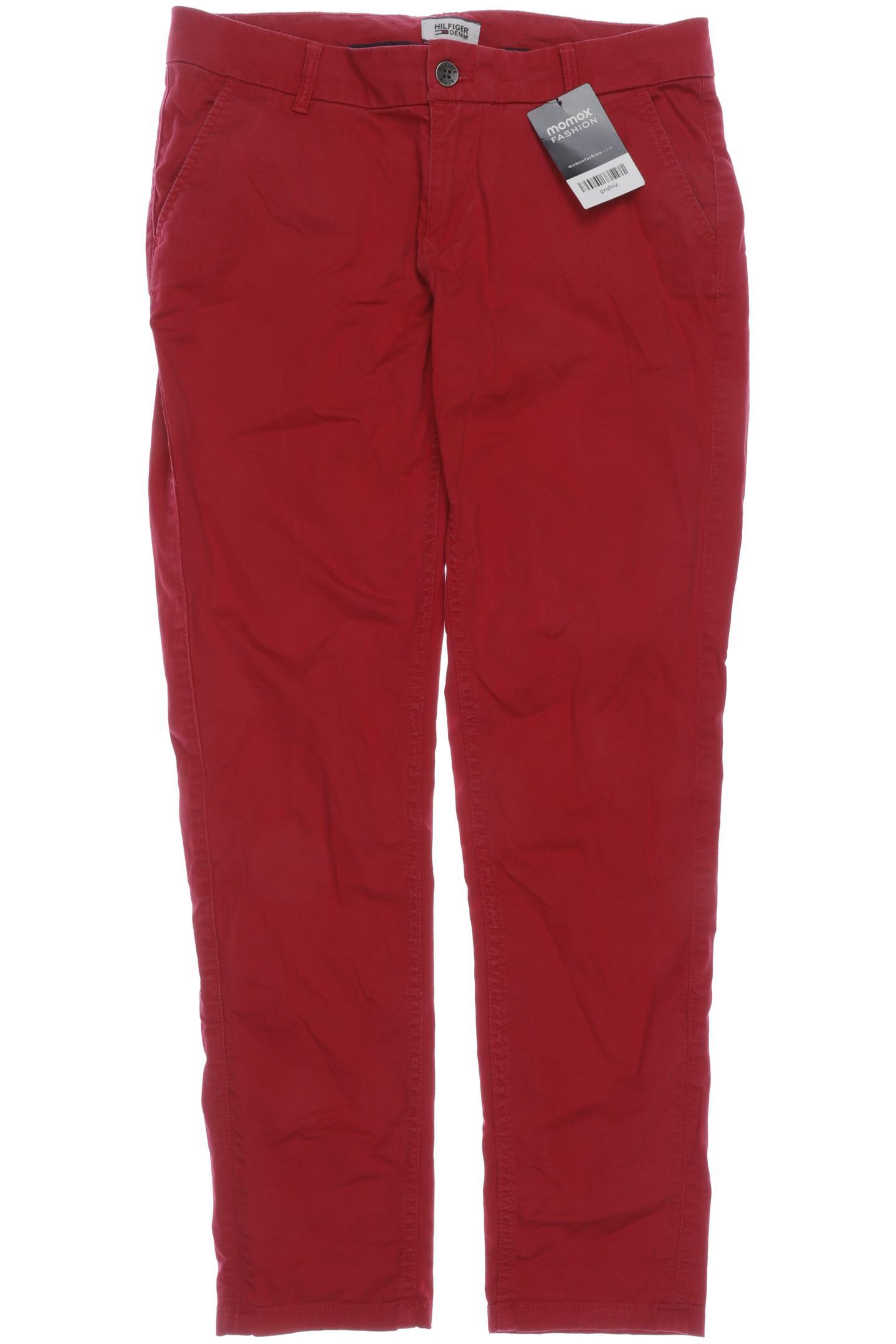 

Hilfiger Denim Damen Stoffhose, rot, Gr. 26