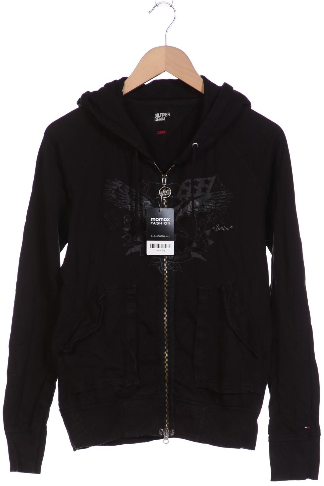 

HILFIGER DENIM Damen Kapuzenpullover, schwarz