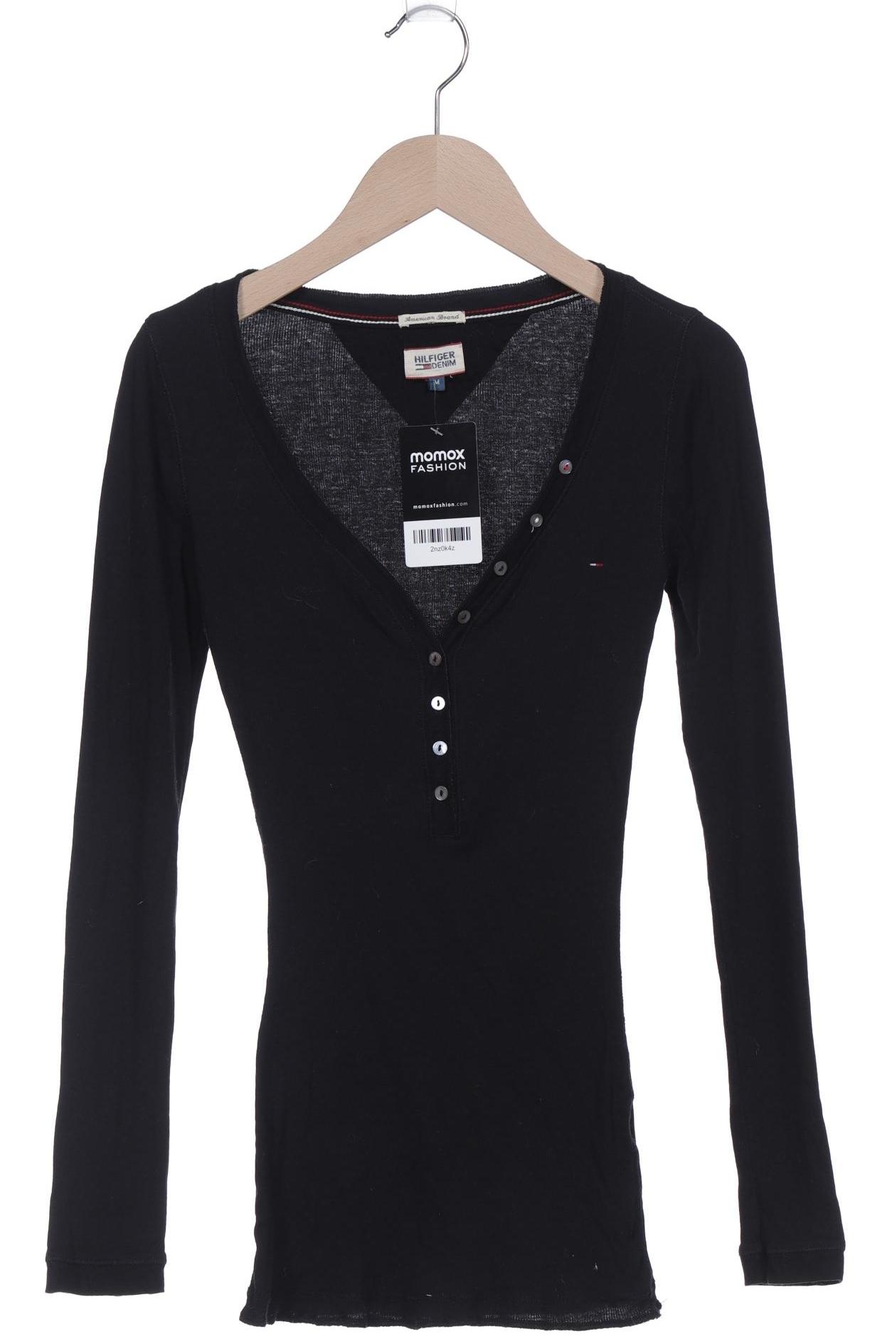 

Hilfiger Denim Damen Langarmshirt, schwarz, Gr. 38