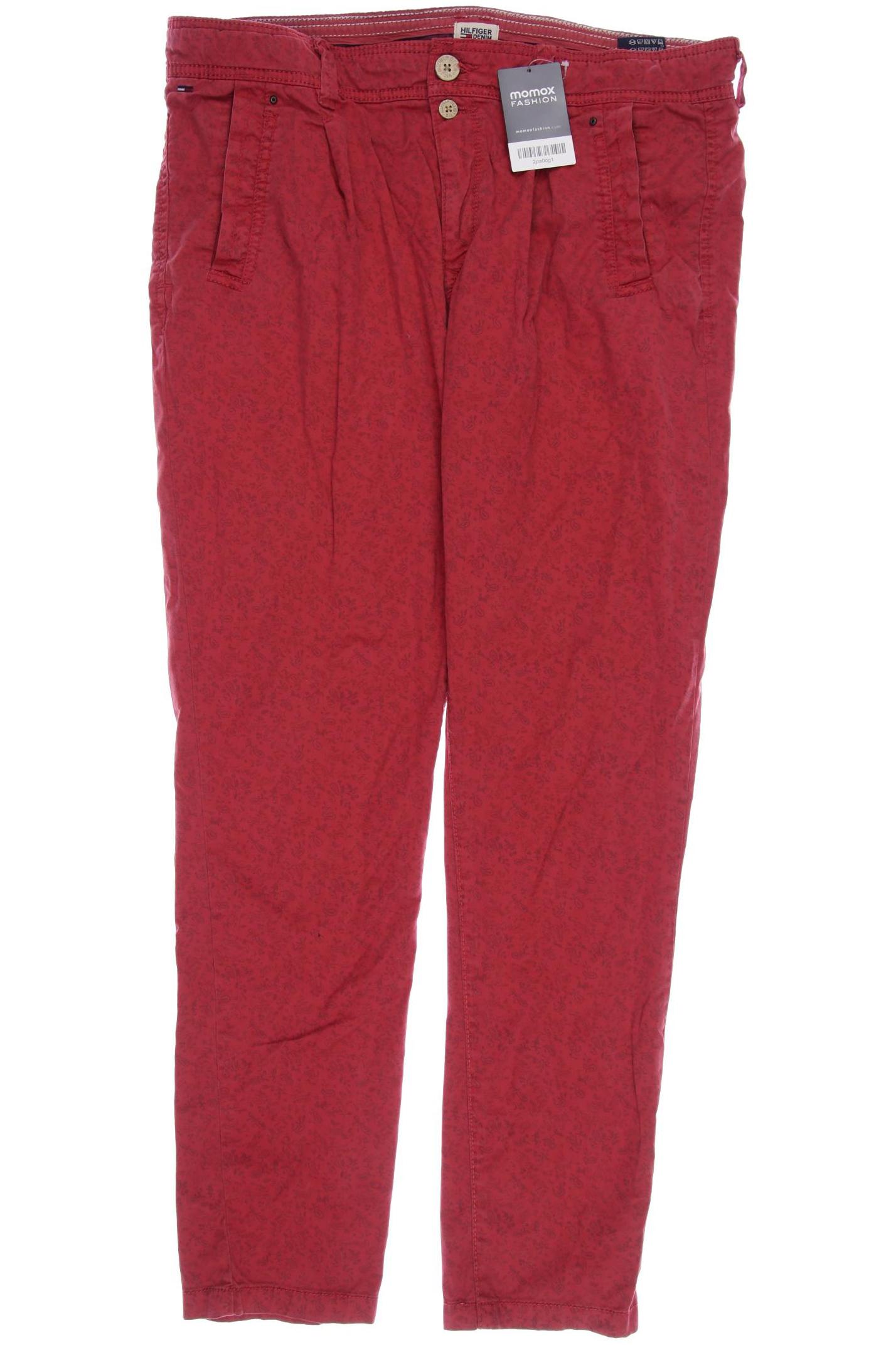 

HILFIGER DENIM Damen Stoffhose, rot