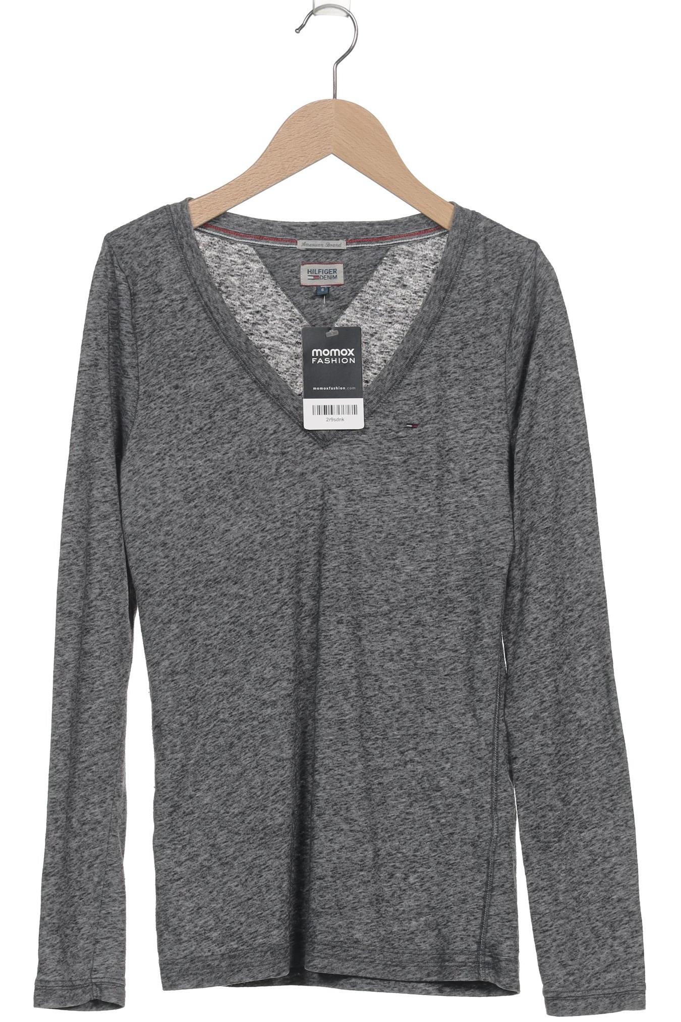 

Hilfiger Denim Damen Langarmshirt, grau, Gr. 36