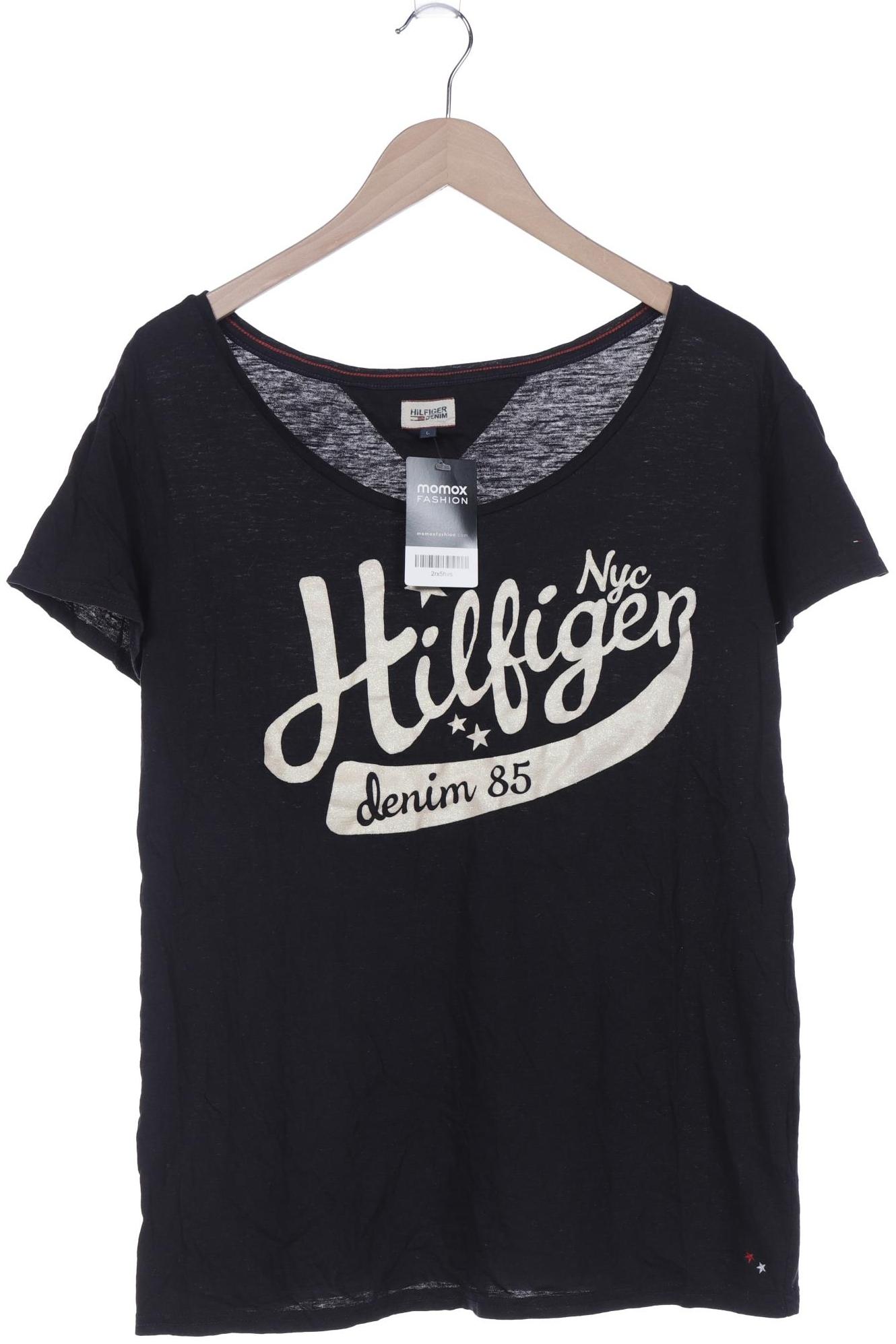 

Hilfiger Denim Damen T-Shirt, schwarz, Gr. 42