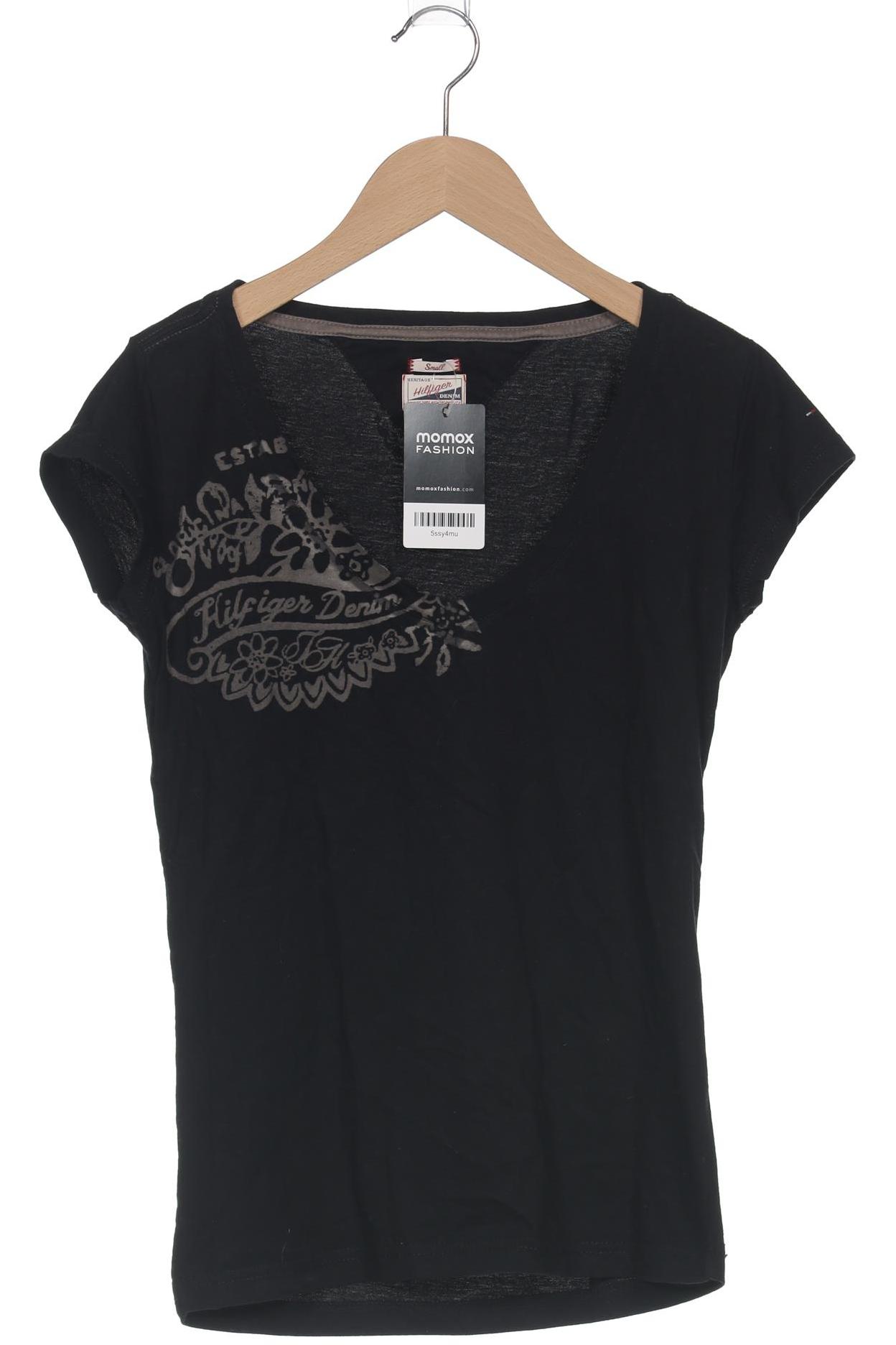 

Hilfiger Denim Damen T-Shirt, schwarz, Gr. 36