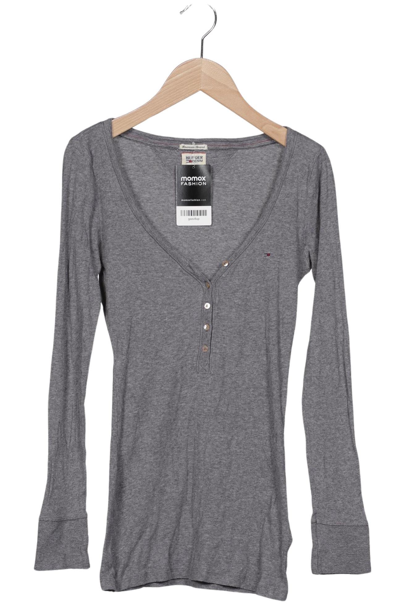 

Hilfiger Denim Damen Langarmshirt, grau, Gr. 42