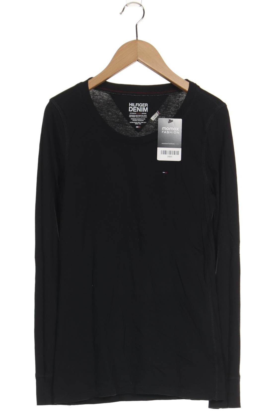 

Hilfiger Denim Damen Langarmshirt, schwarz, Gr. 34