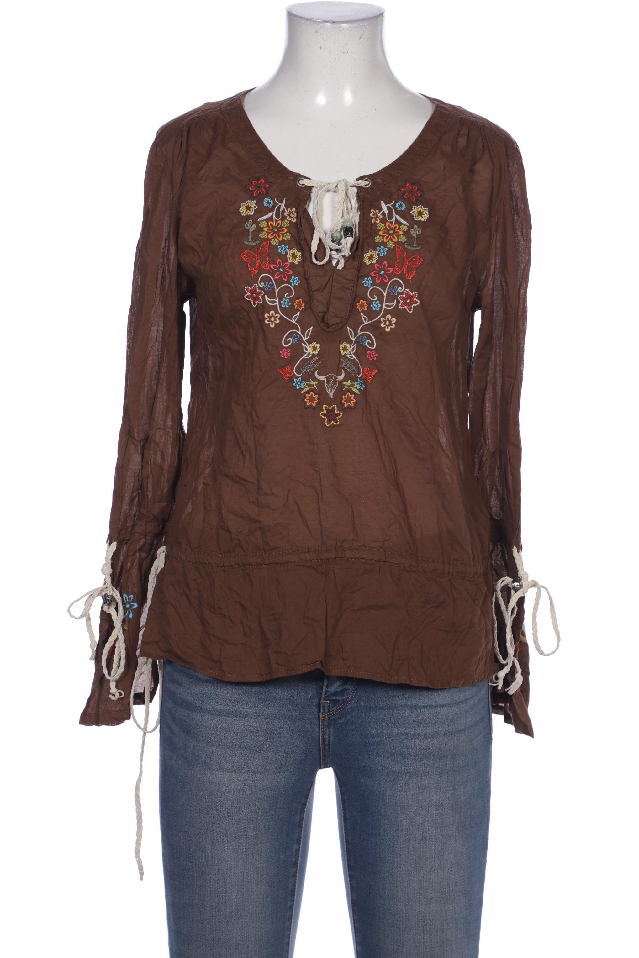 

Hilfiger Denim Damen Bluse, braun, Gr. 36