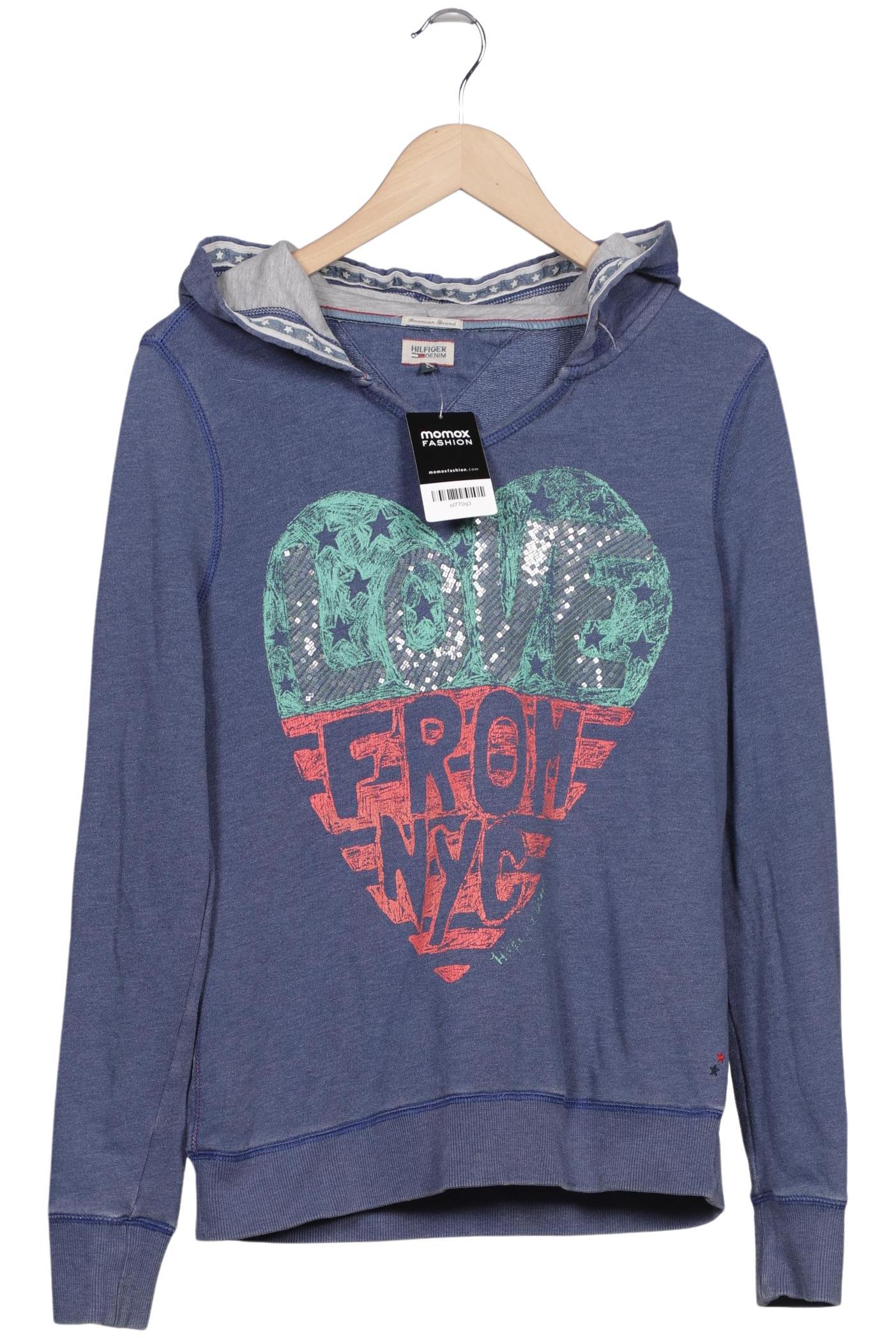 

Hilfiger Denim Damen Kapuzenpullover, blau, Gr. 42