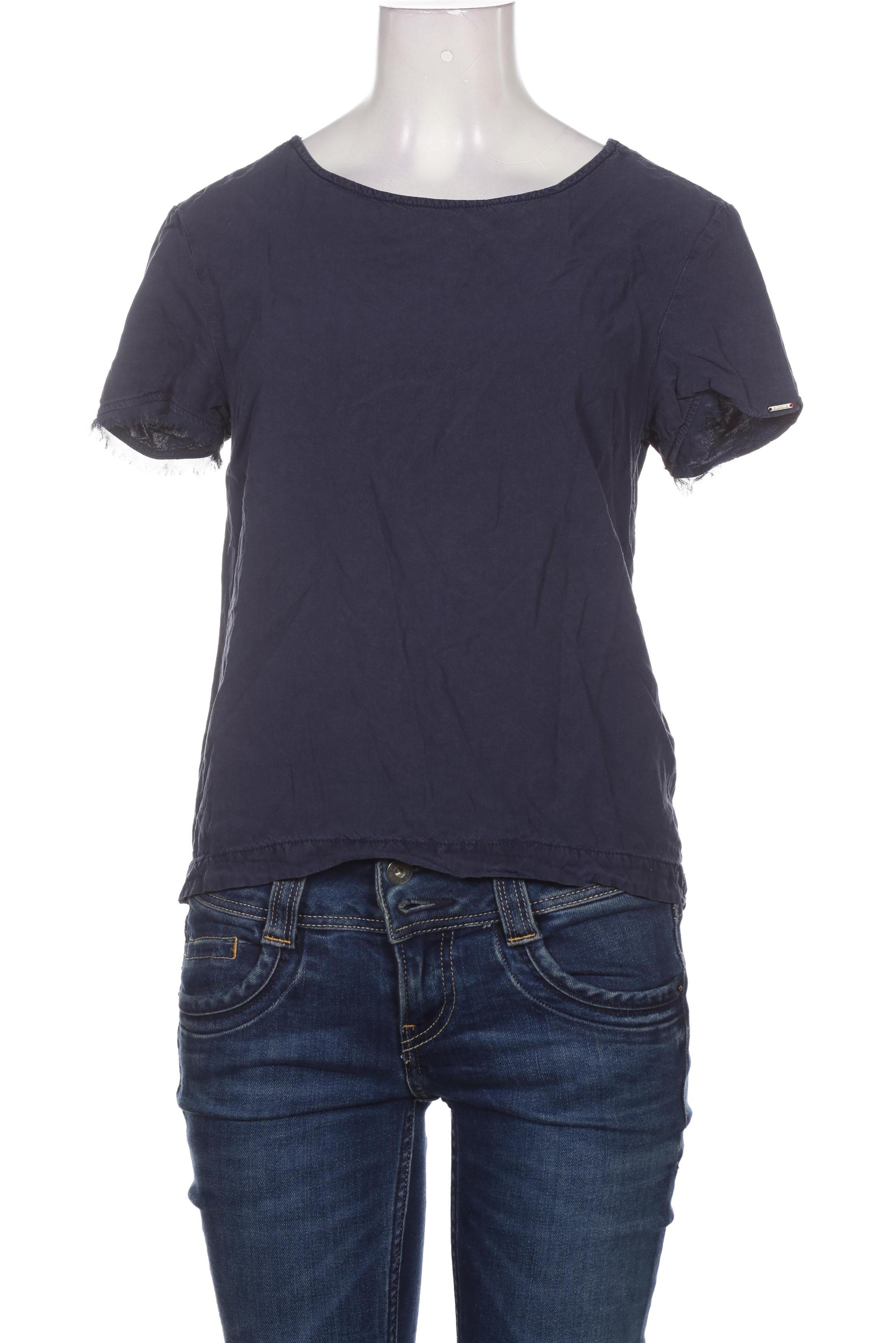 

Hilfiger Denim Damen Bluse, blau, Gr. 34