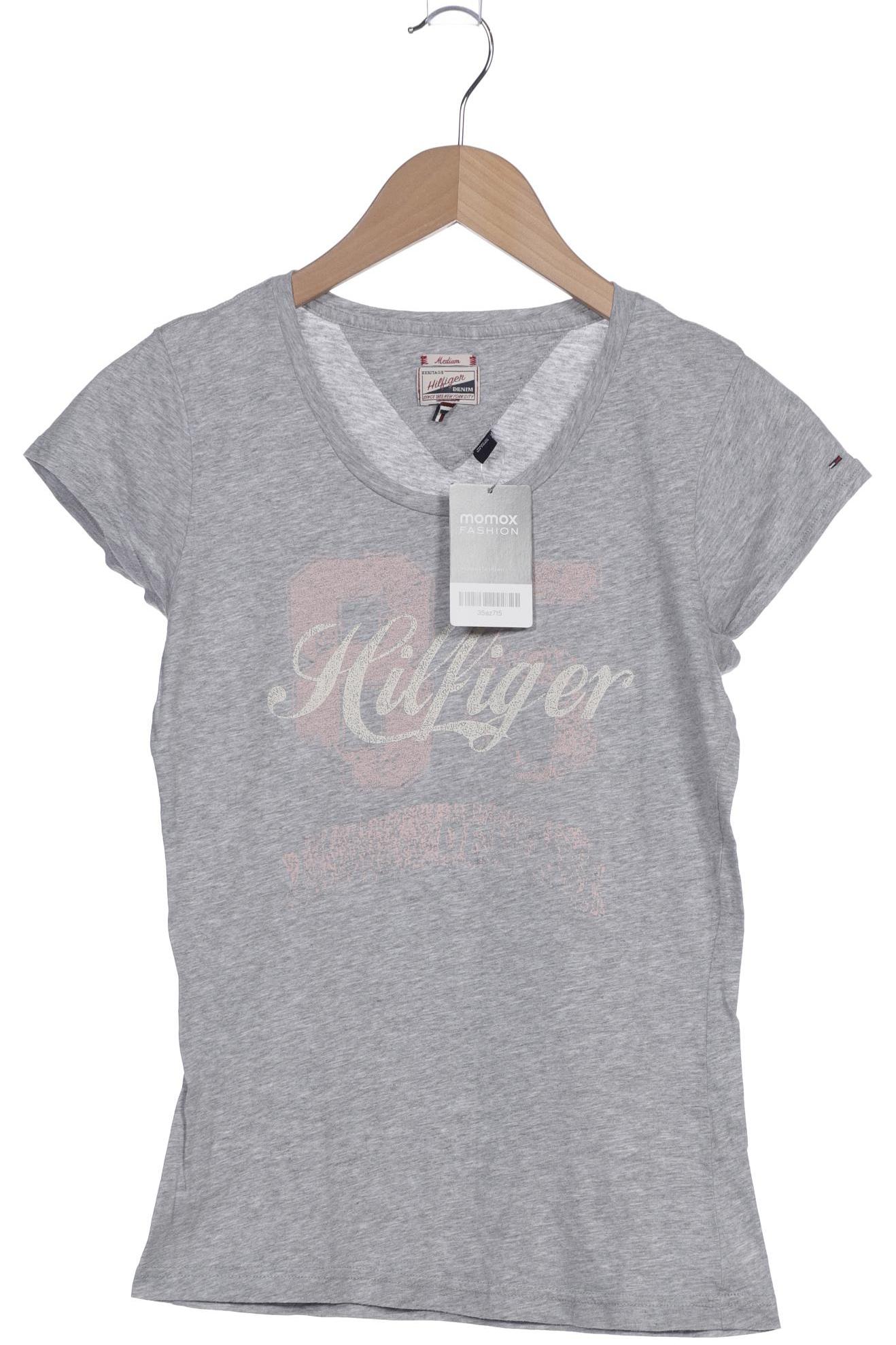 

Hilfiger Denim Damen T-Shirt, grau, Gr. 38