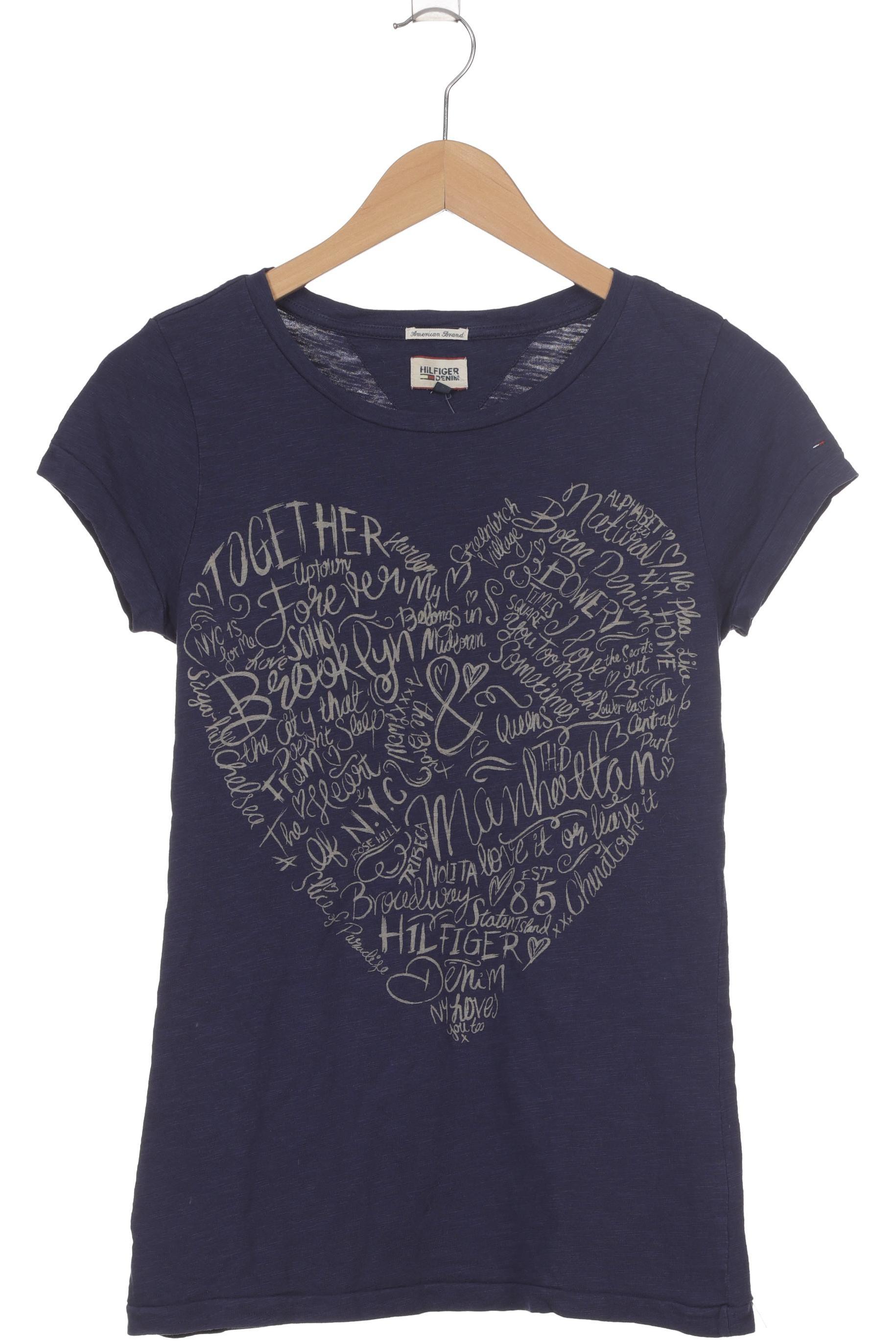 

Hilfiger Denim Damen T-Shirt, blau, Gr. 34