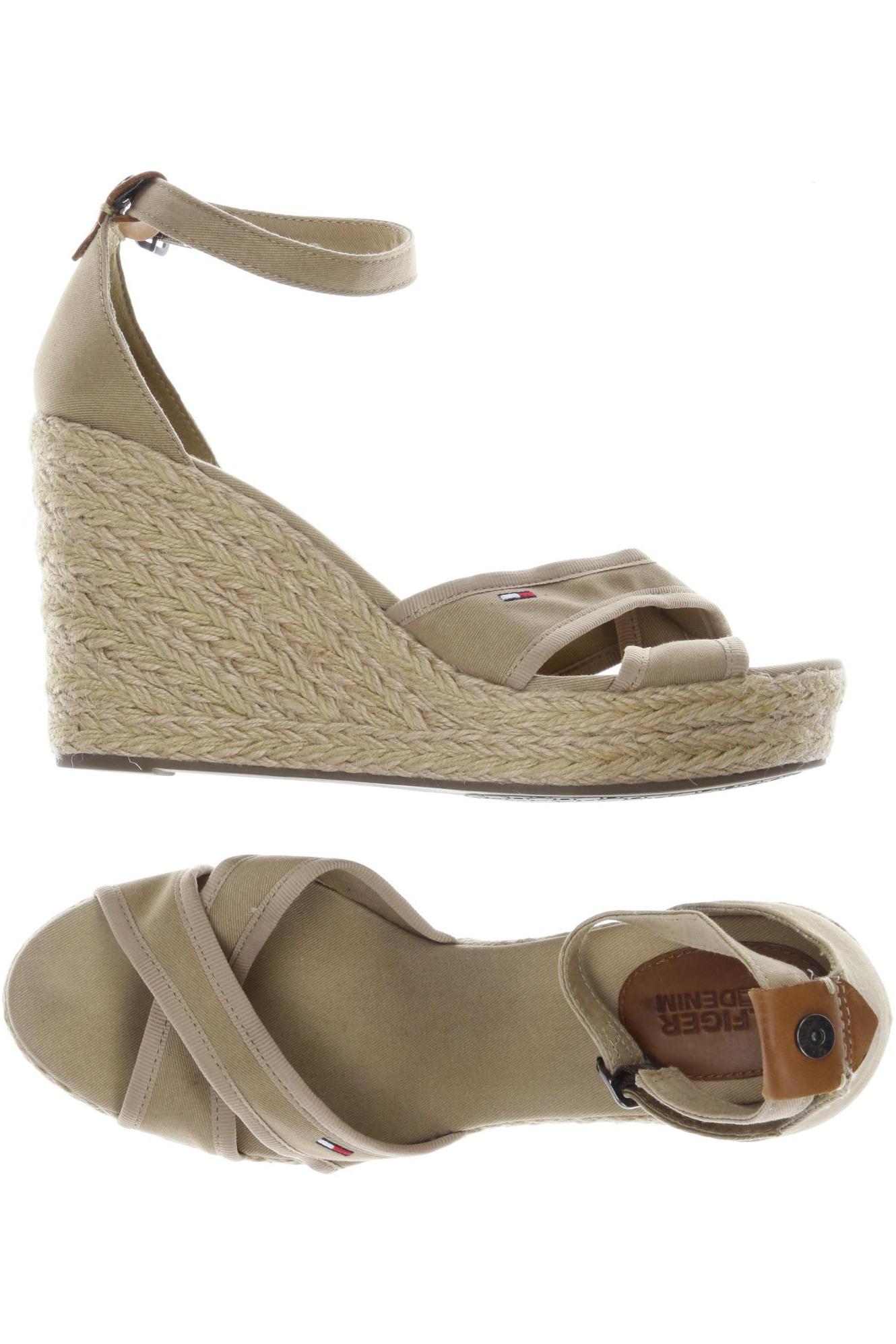 

Hilfiger Denim Damen Sandale, beige, Gr. 42