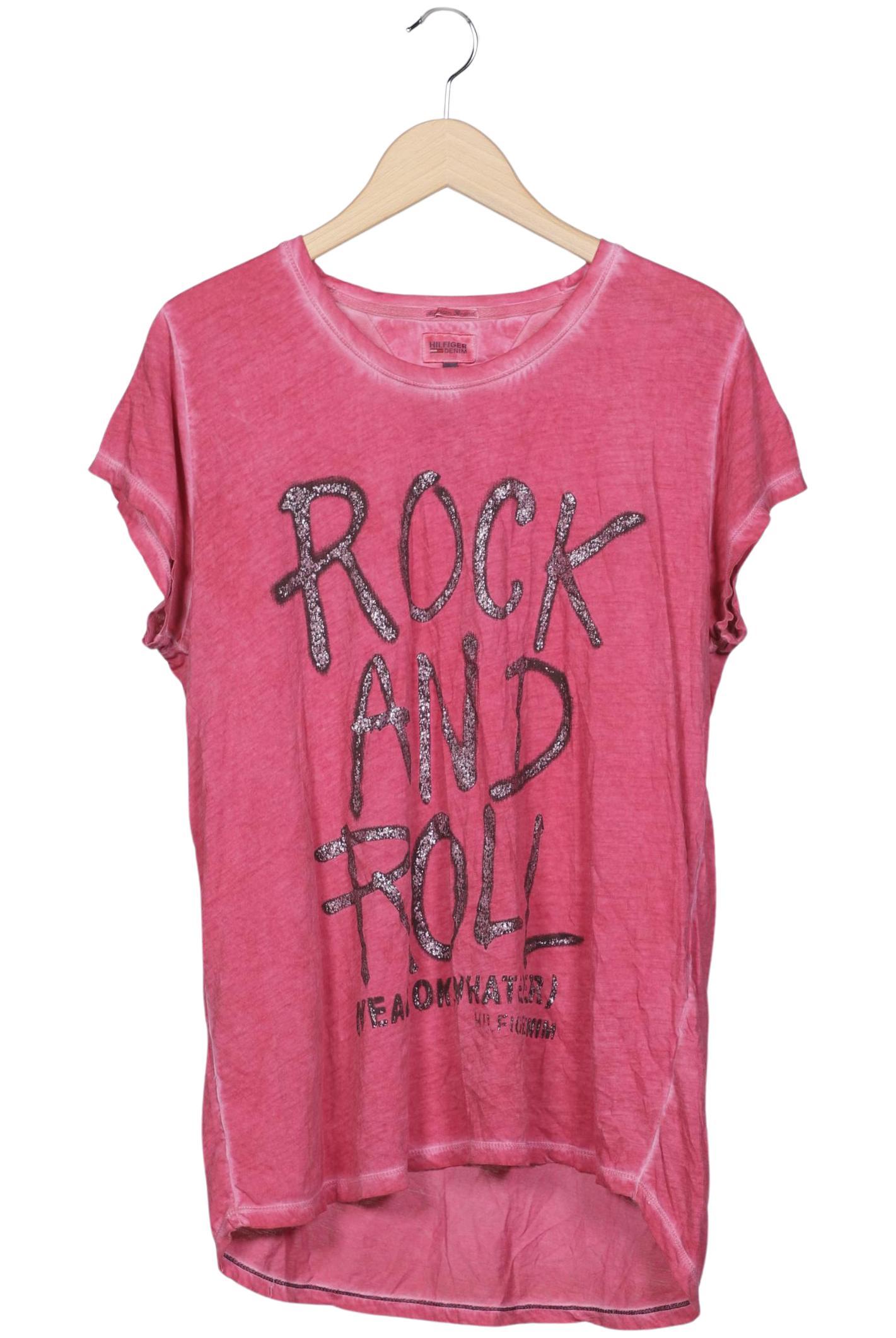 

Hilfiger Denim Damen T-Shirt, pink, Gr. 44