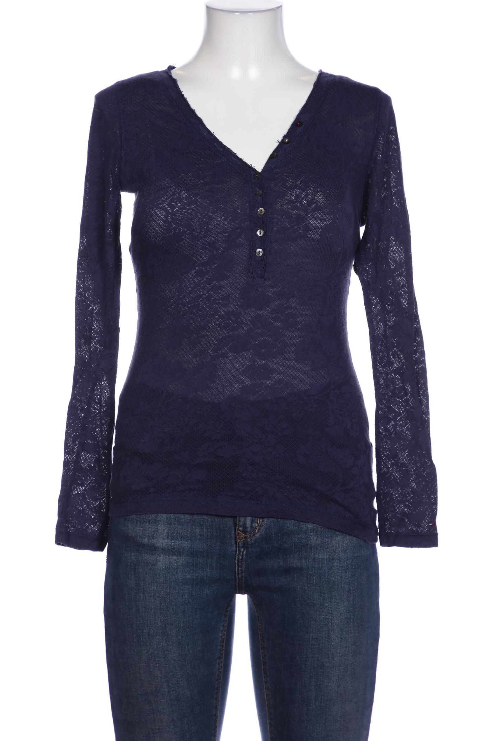 

HILFIGER DENIM Damen Langarmshirt, marineblau