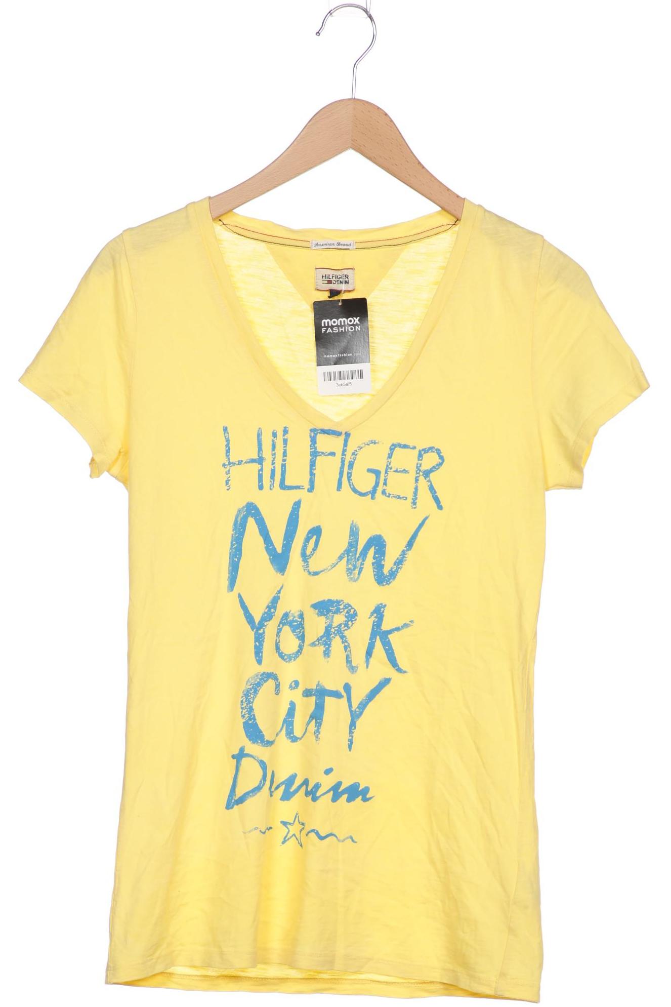 

Hilfiger Denim Damen T-Shirt, gelb, Gr. 42