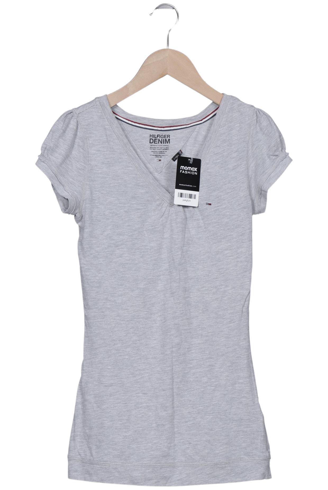 

Hilfiger Denim Damen T-Shirt, grau, Gr. 34