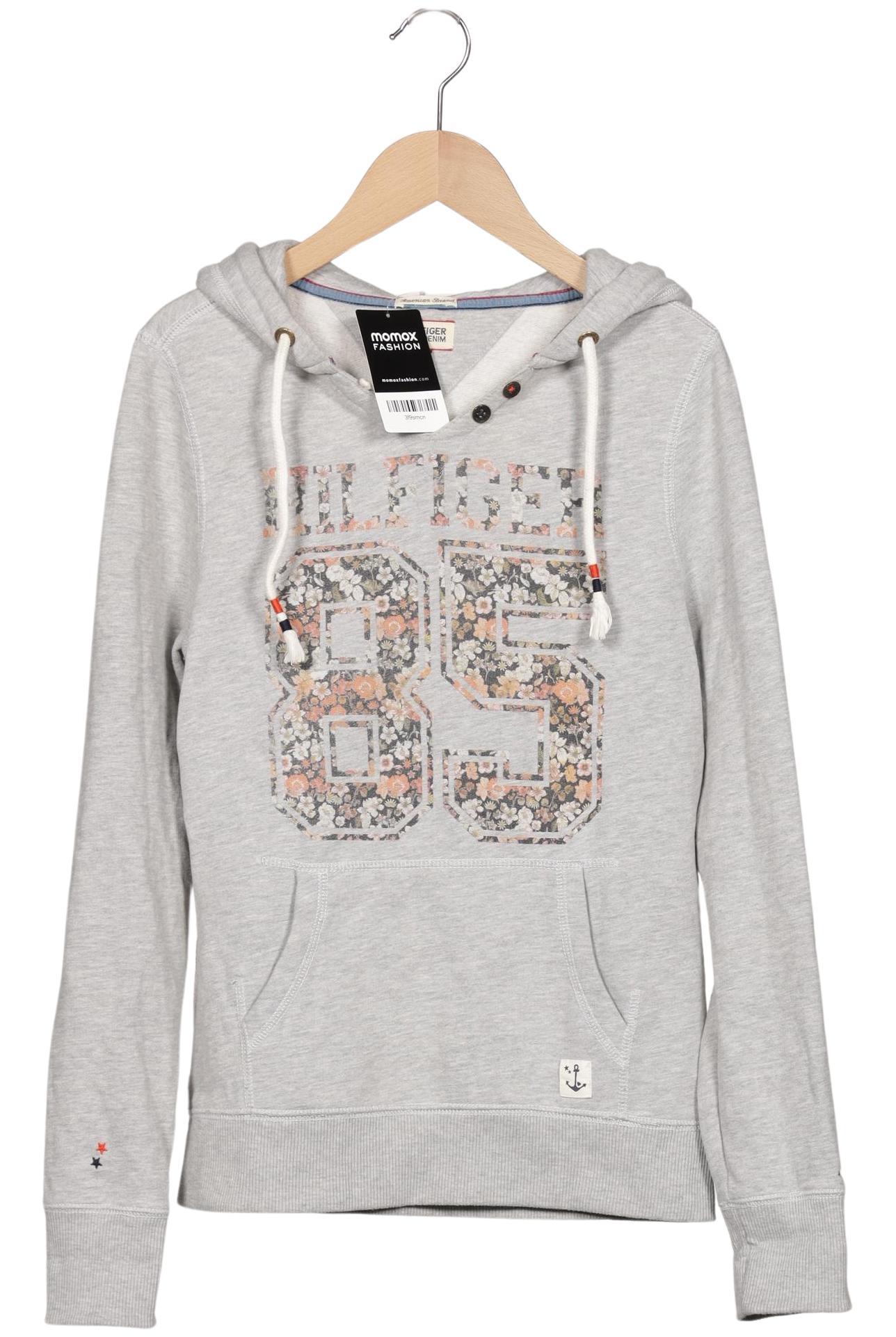 

Hilfiger Denim Damen Kapuzenpullover, grau, Gr. 34