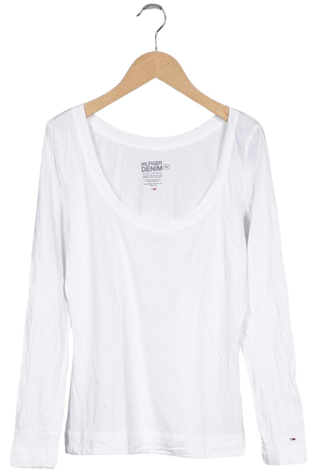 

Hilfiger Denim Damen Langarmshirt, weiß, Gr. 38