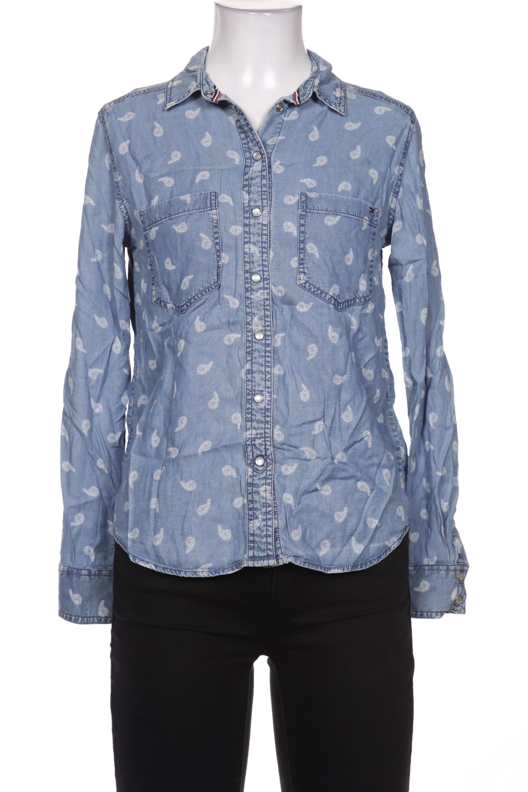 

Hilfiger Denim Damen Bluse, blau, Gr. 34