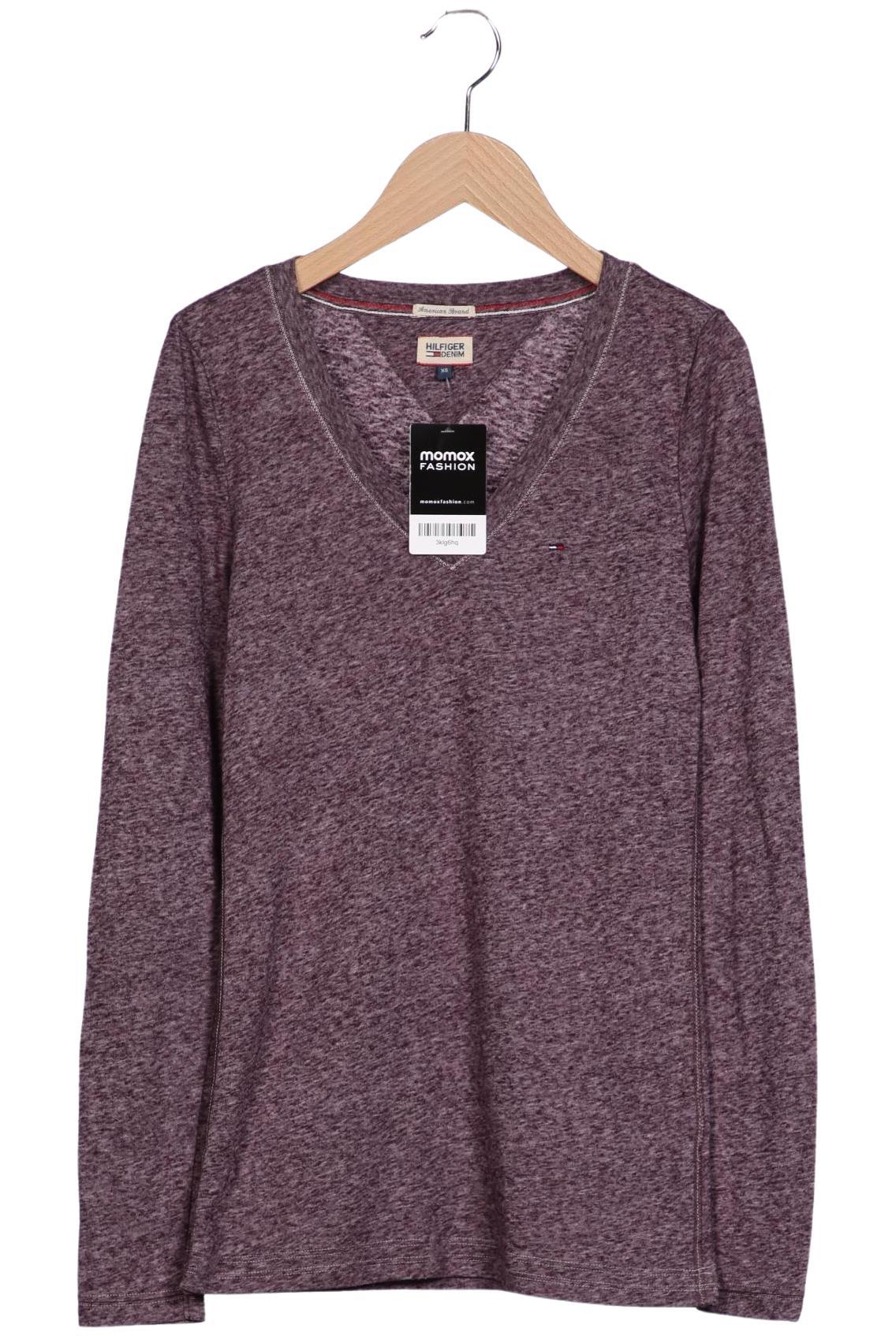 

Hilfiger Denim Damen Langarmshirt, flieder, Gr. 34