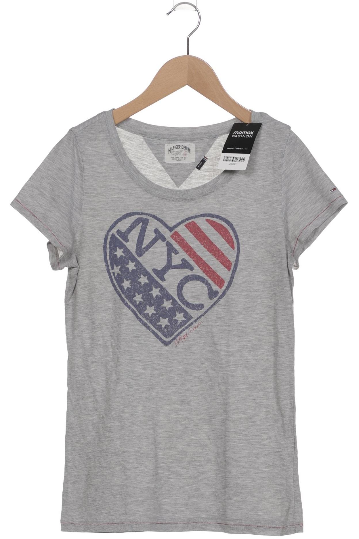 

Hilfiger Denim Damen T-Shirt, grau, Gr. 38