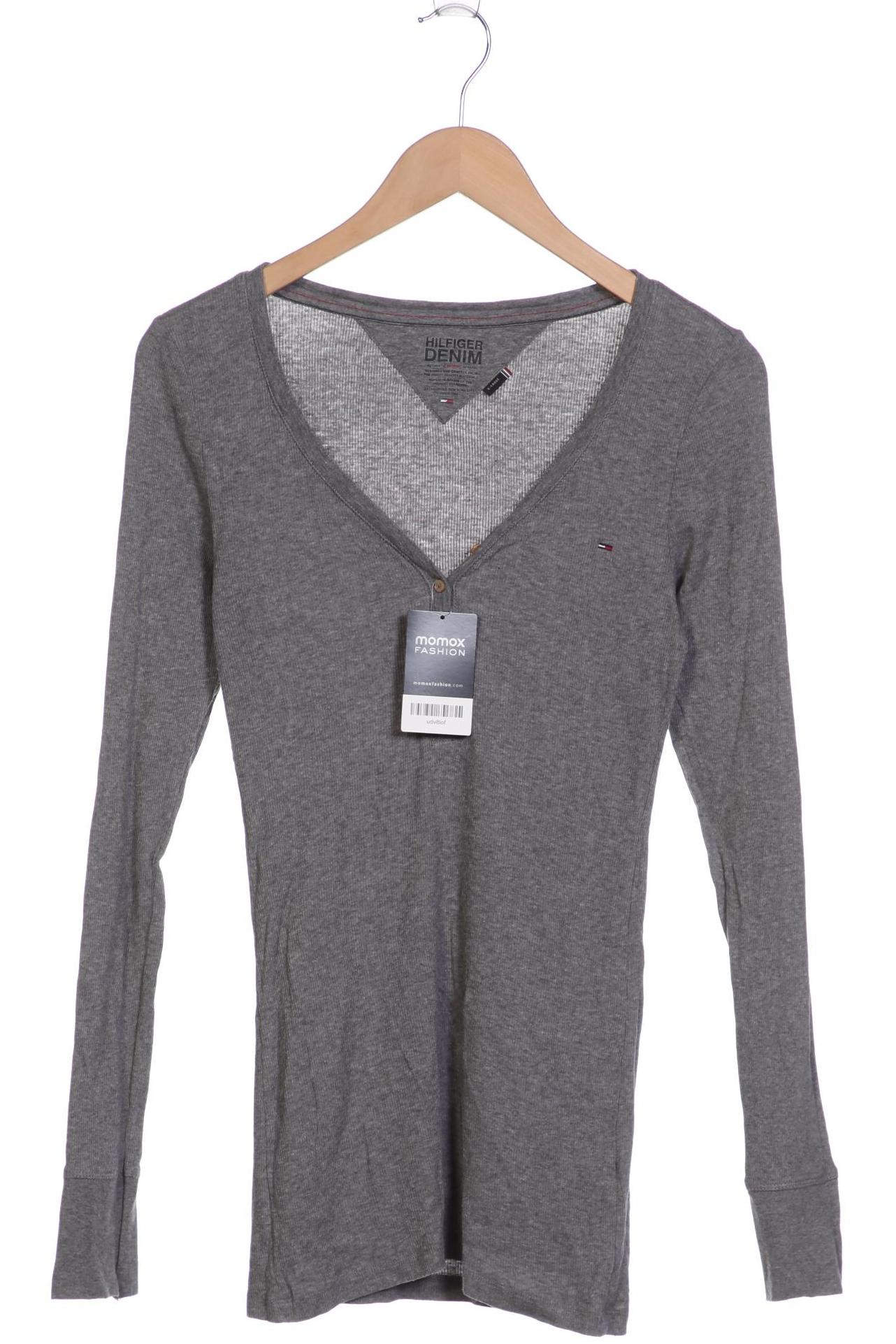 

Hilfiger Denim Damen Langarmshirt, grau, Gr. 44