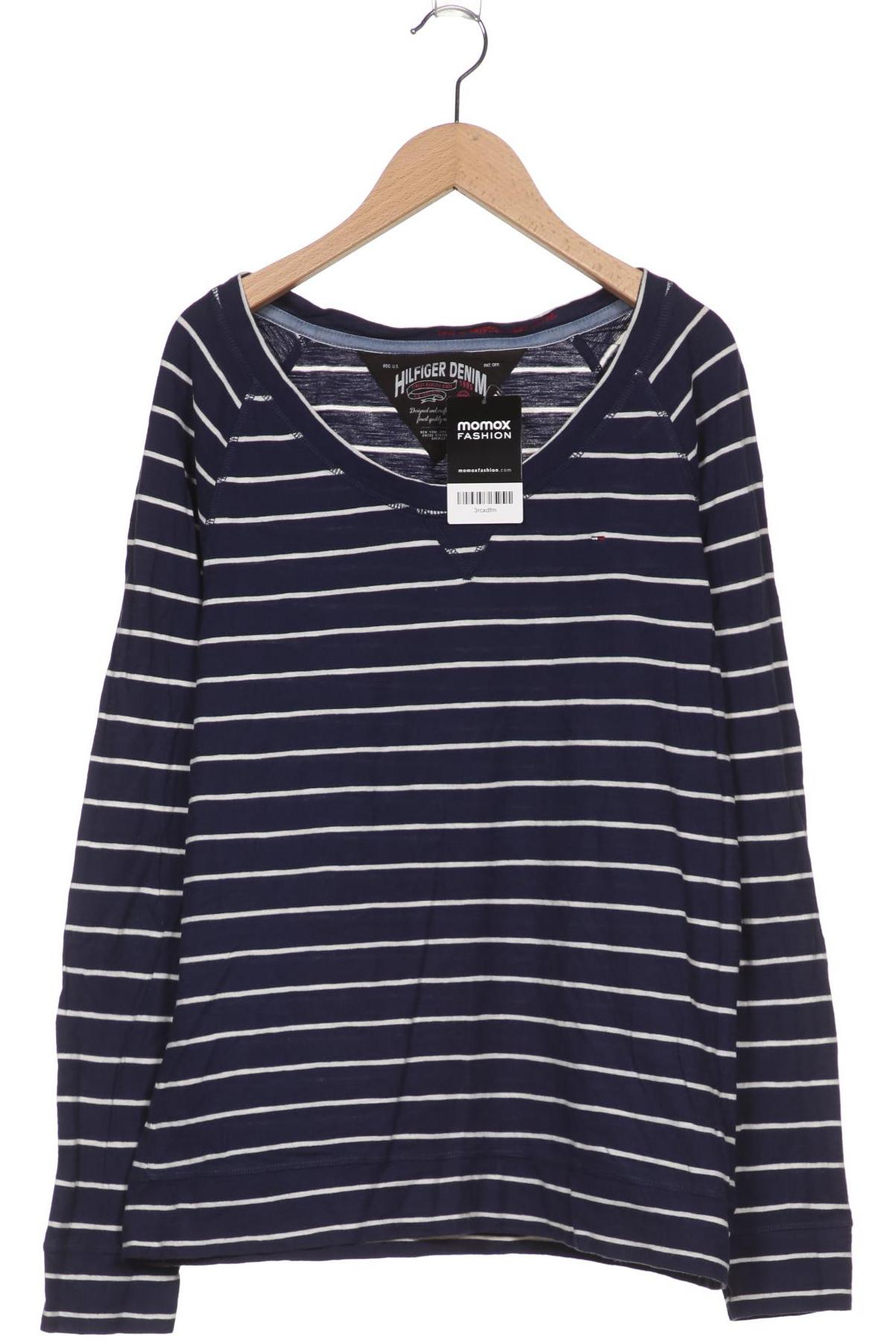 

HILFIGER DENIM Damen Langarmshirt, marineblau