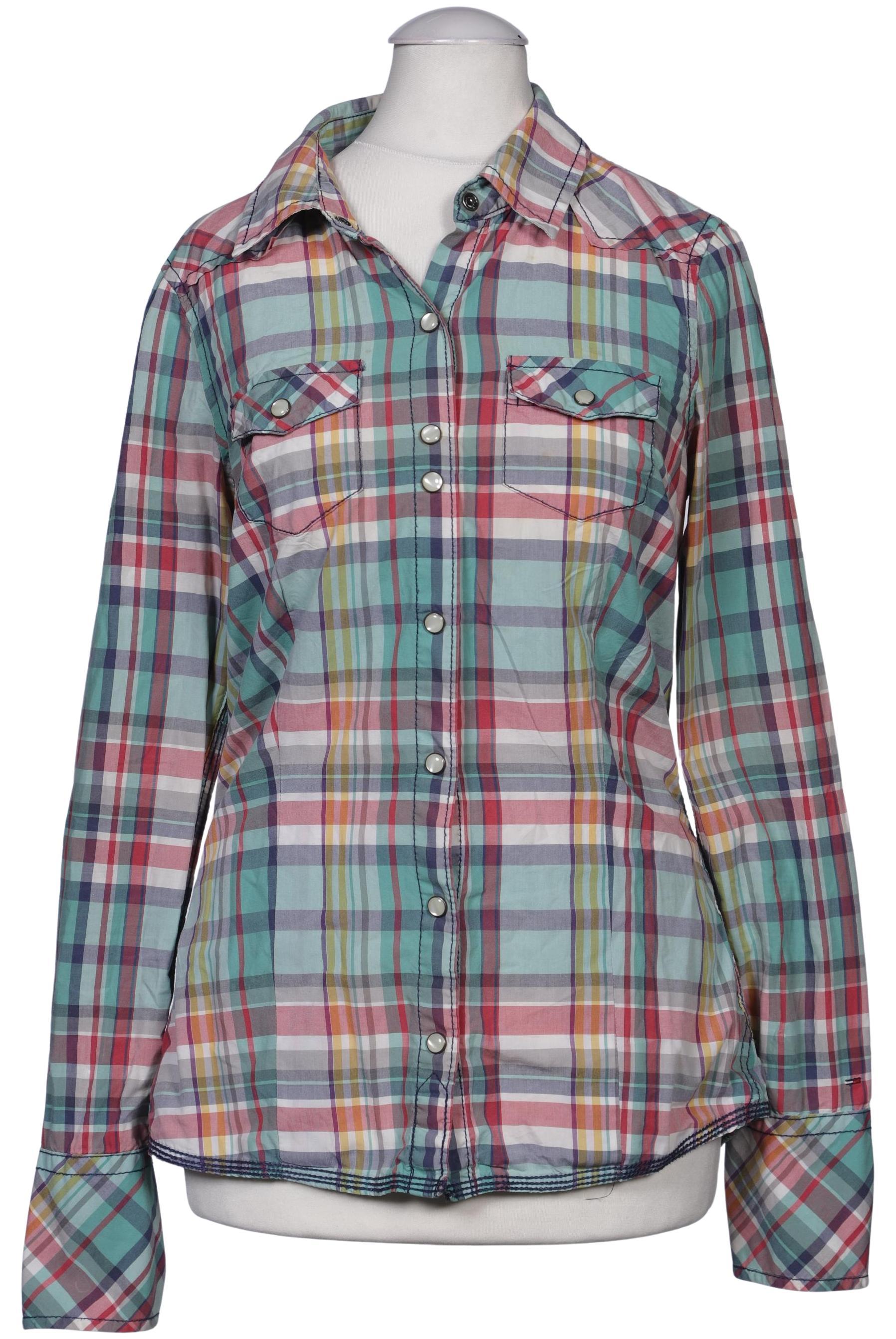 

Hilfiger Denim Damen Bluse, türkis, Gr. 36