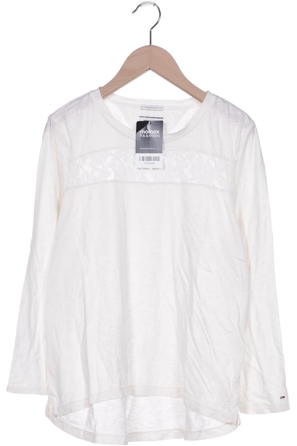 

Hilfiger Denim Damen Langarmshirt, cremeweiß, Gr. 36