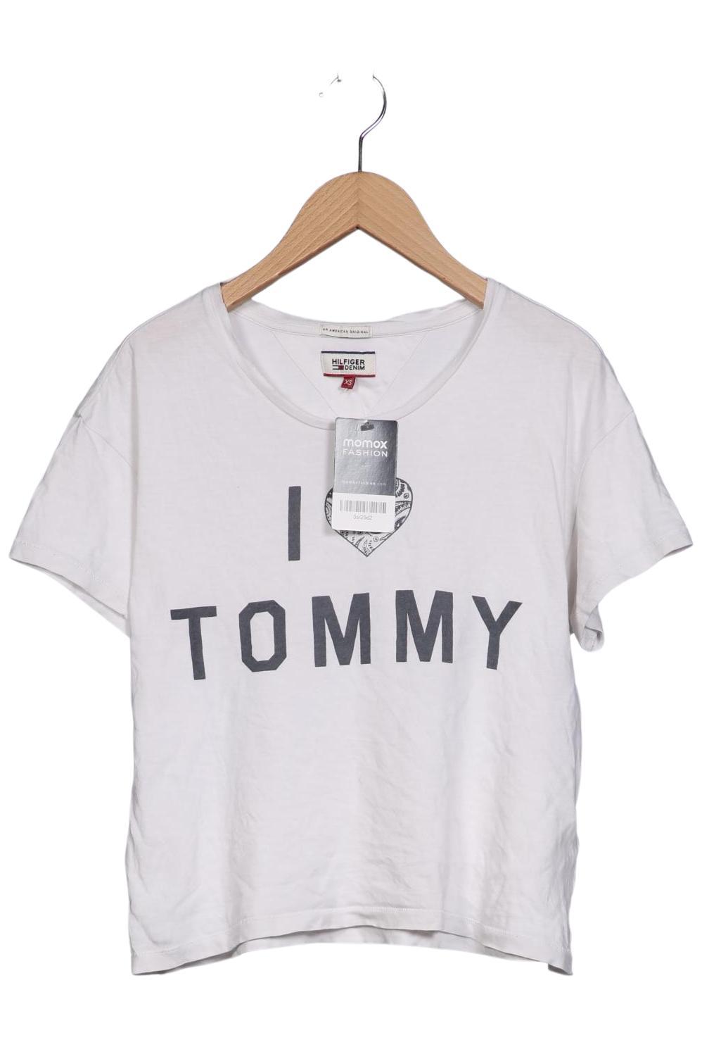 

Hilfiger Denim Damen T-Shirt, weiß, Gr. 34