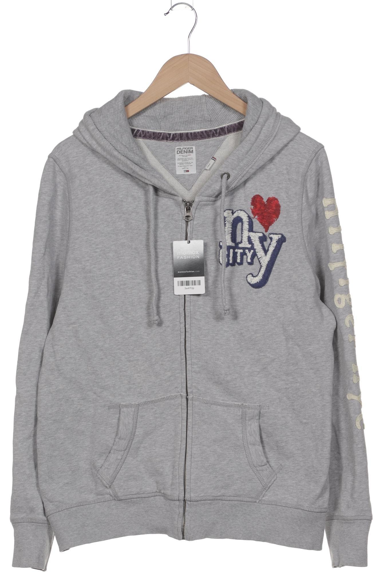 

Hilfiger Denim Damen Kapuzenpullover, grau, Gr. 42