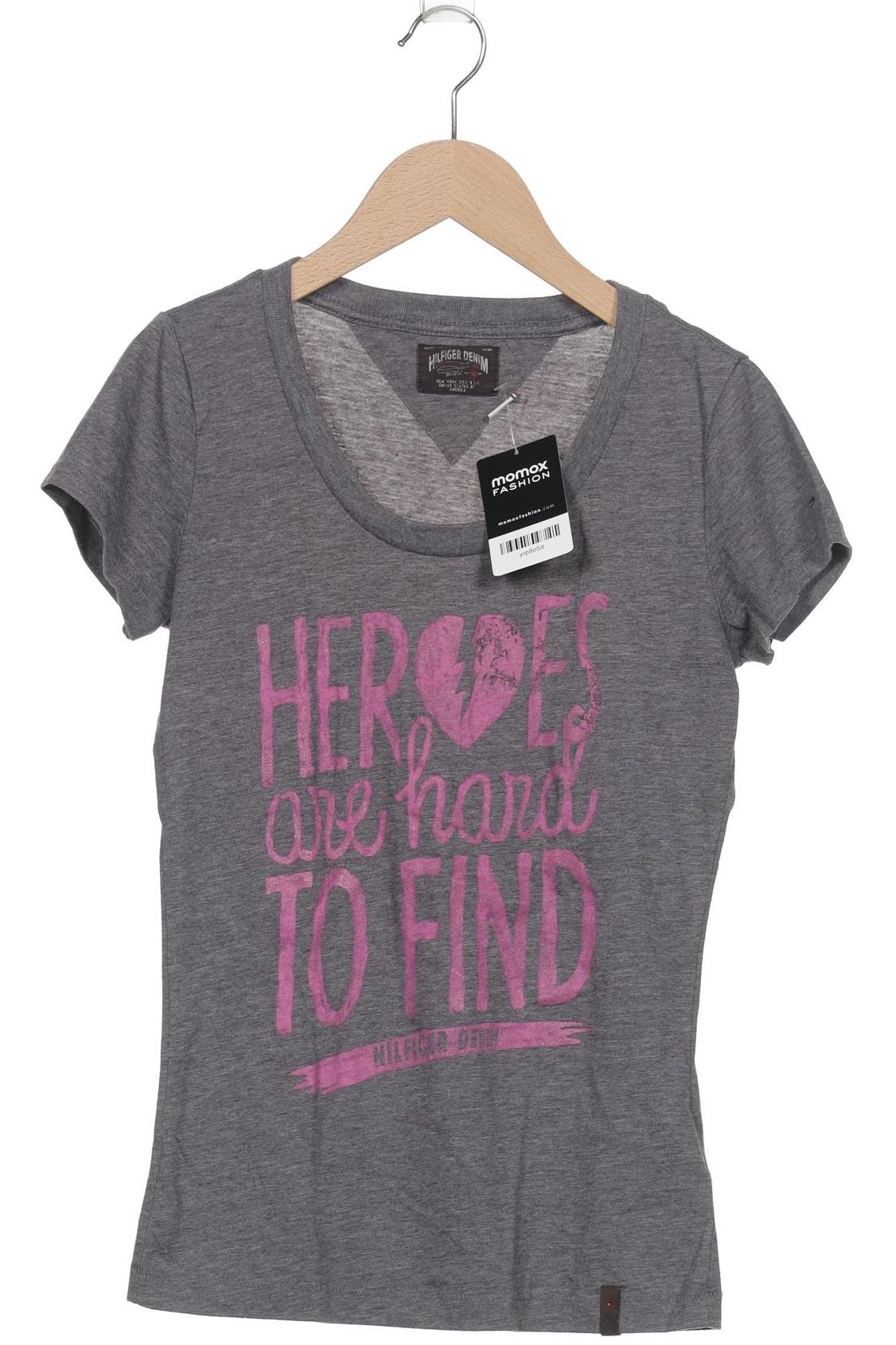

Hilfiger Denim Damen T-Shirt, grau, Gr. 36
