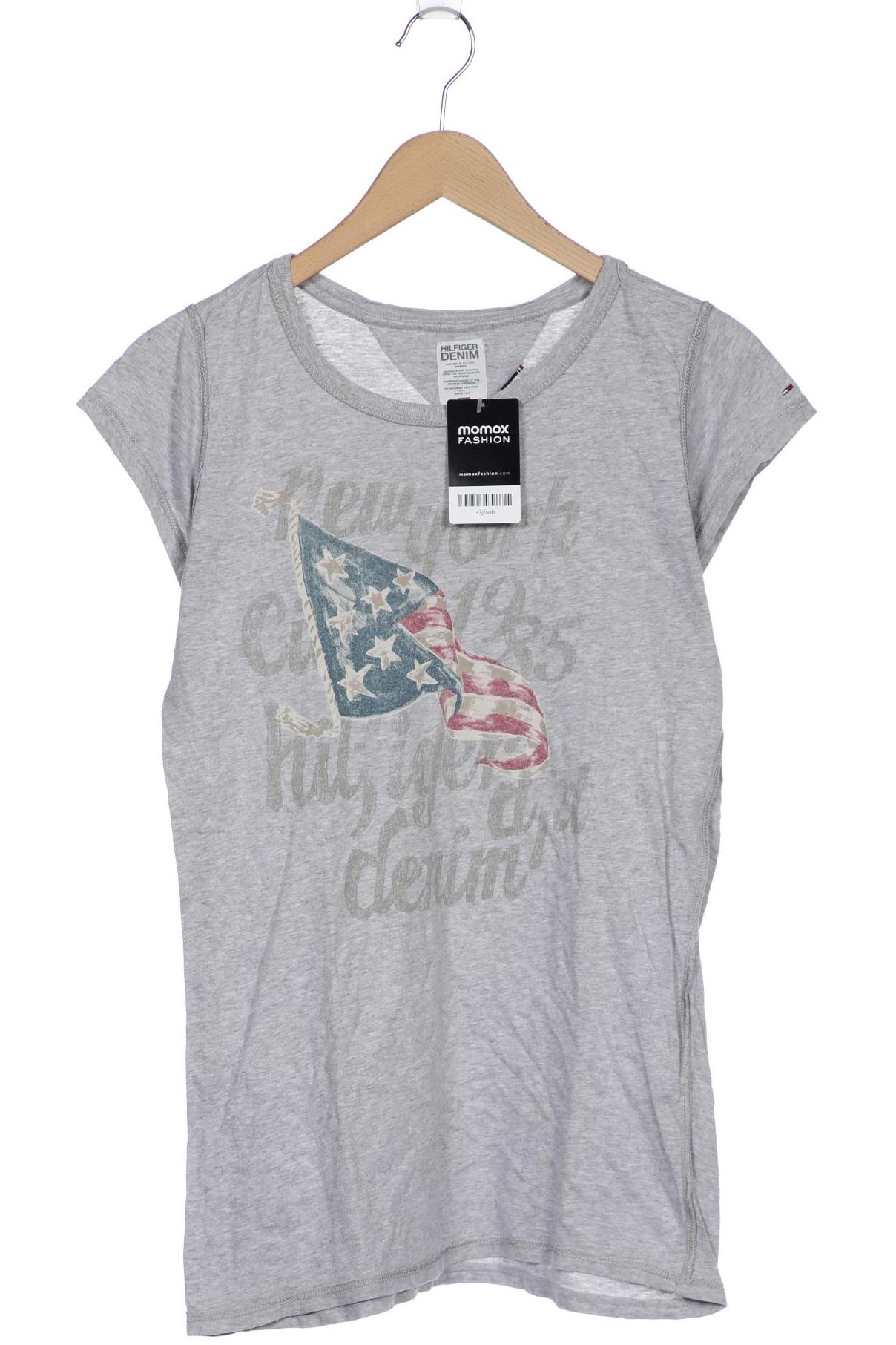 

Hilfiger Denim Damen T-Shirt, grau, Gr. 38