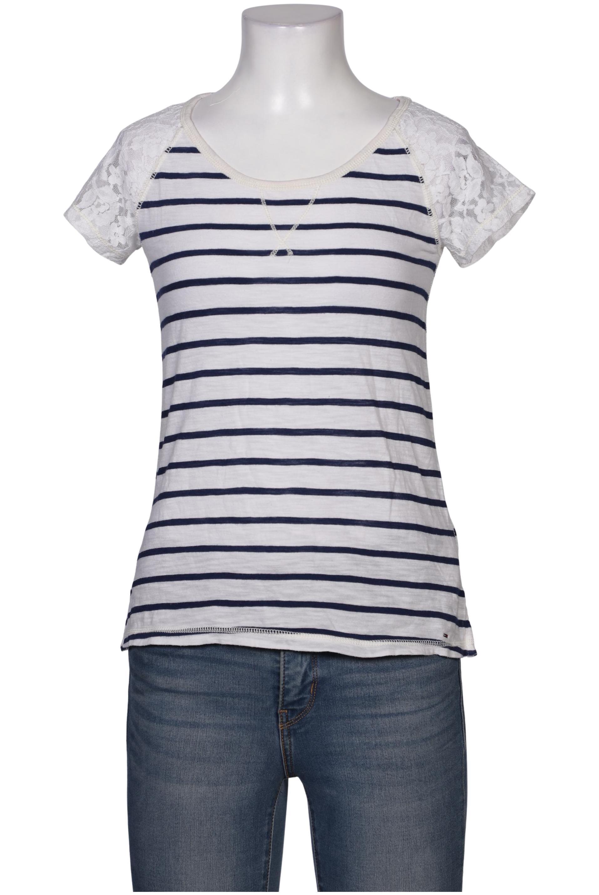 

Hilfiger Denim Damen T-Shirt, weiß, Gr. 34