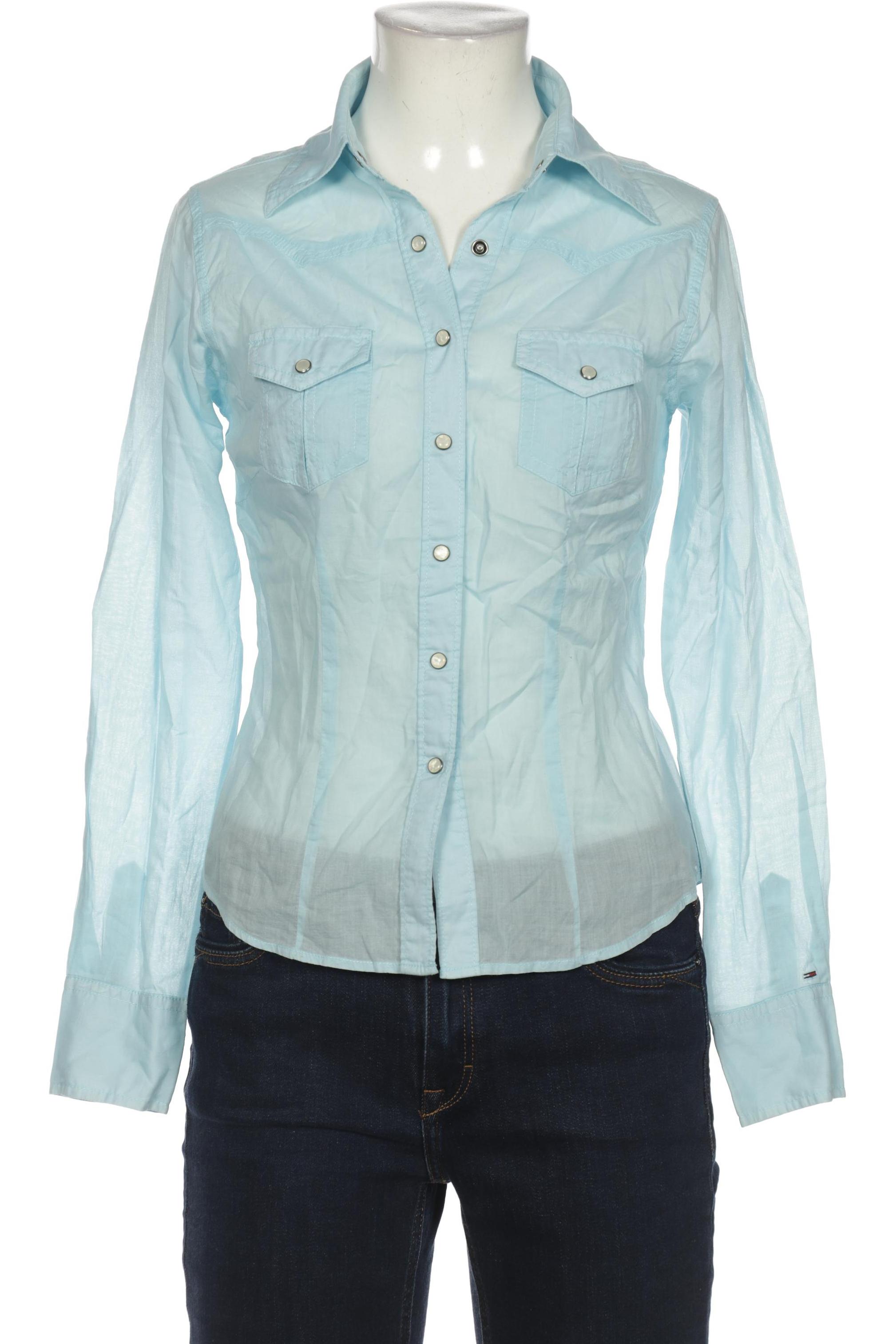 

Hilfiger Denim Damen Bluse, hellblau, Gr. 34