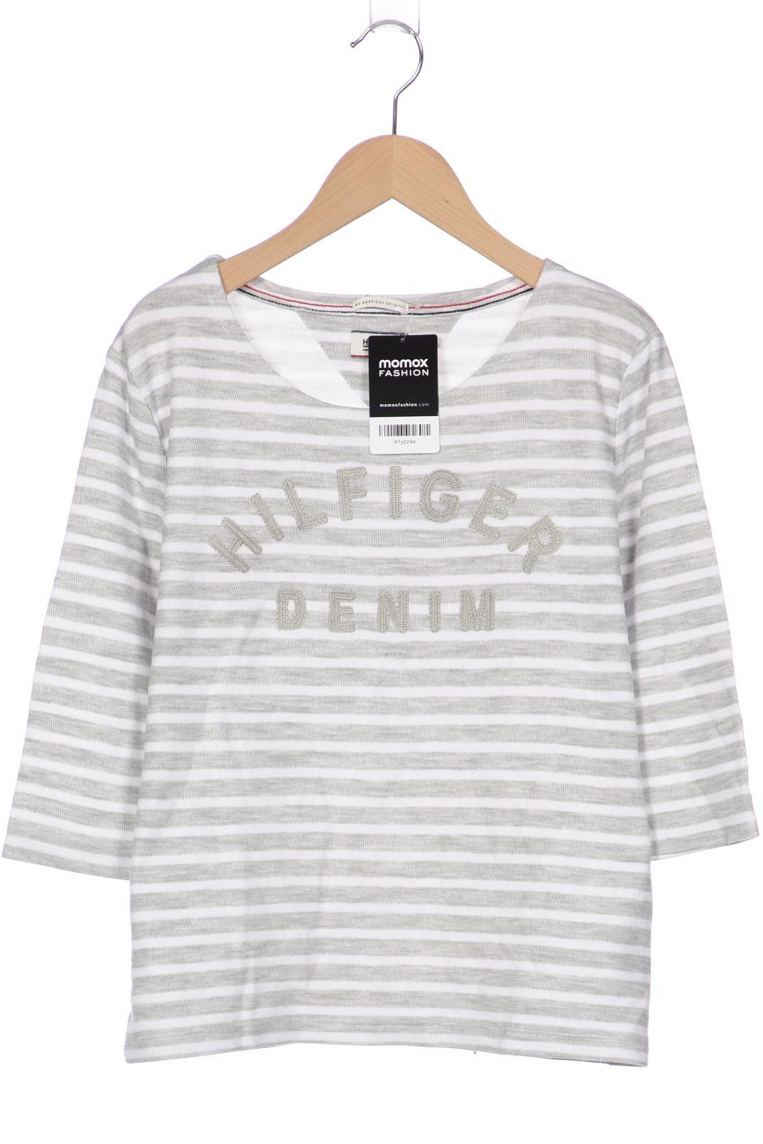

Hilfiger Denim Damen Langarmshirt, grau, Gr. 36