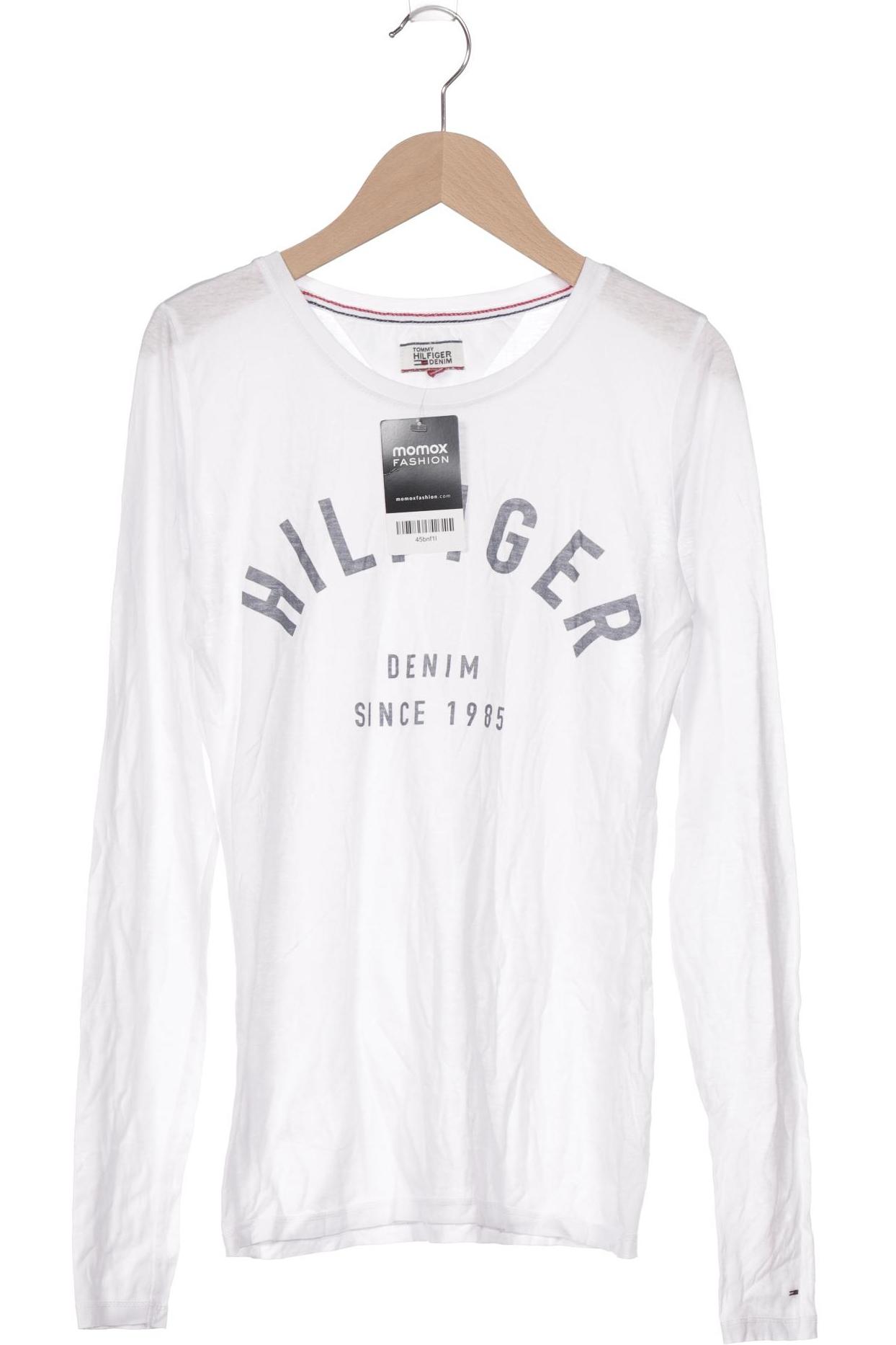 

HILFIGER DENIM Damen Langarmshirt, weiß