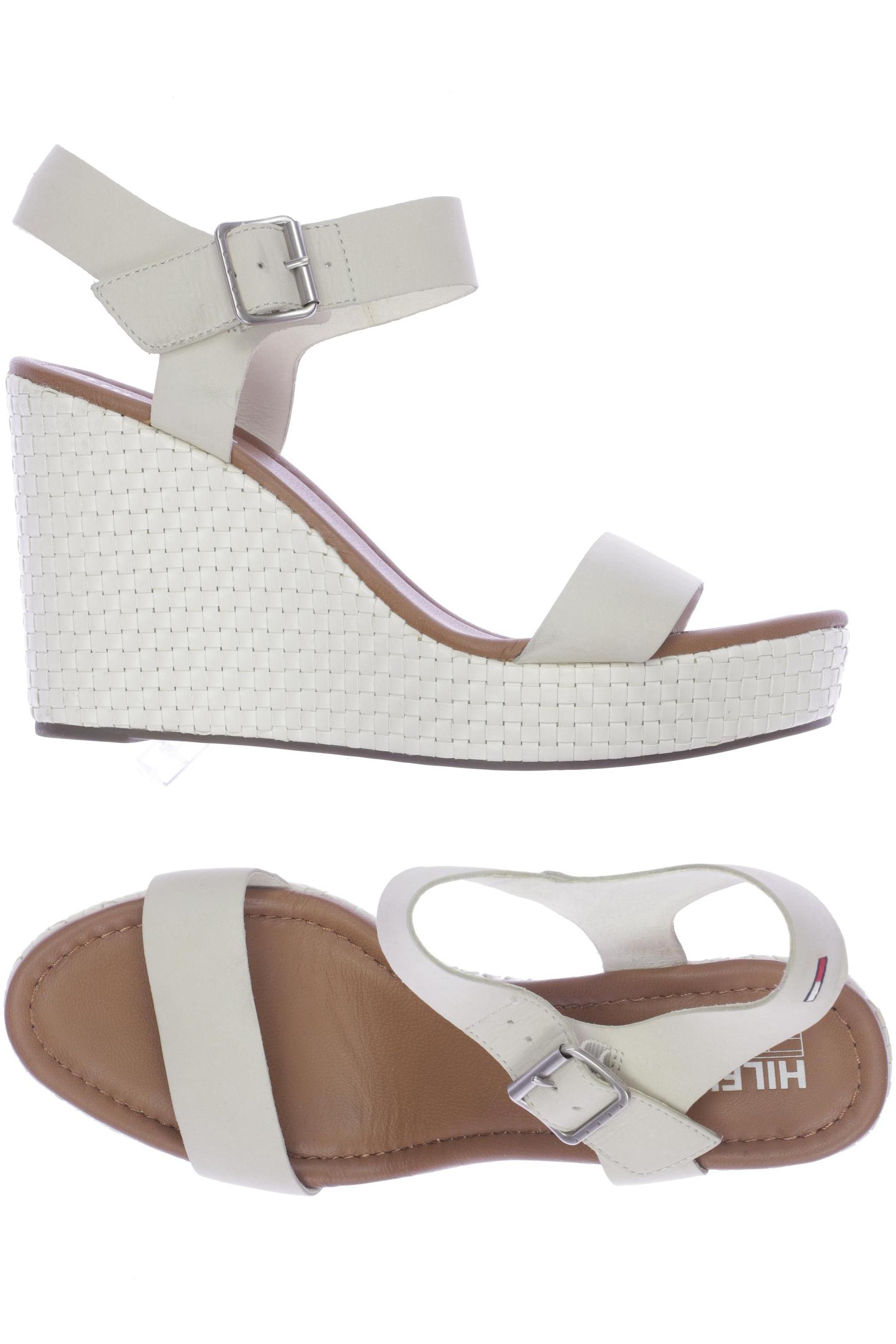 

Hilfiger Denim Damen Sandale, weiß, Gr. 42