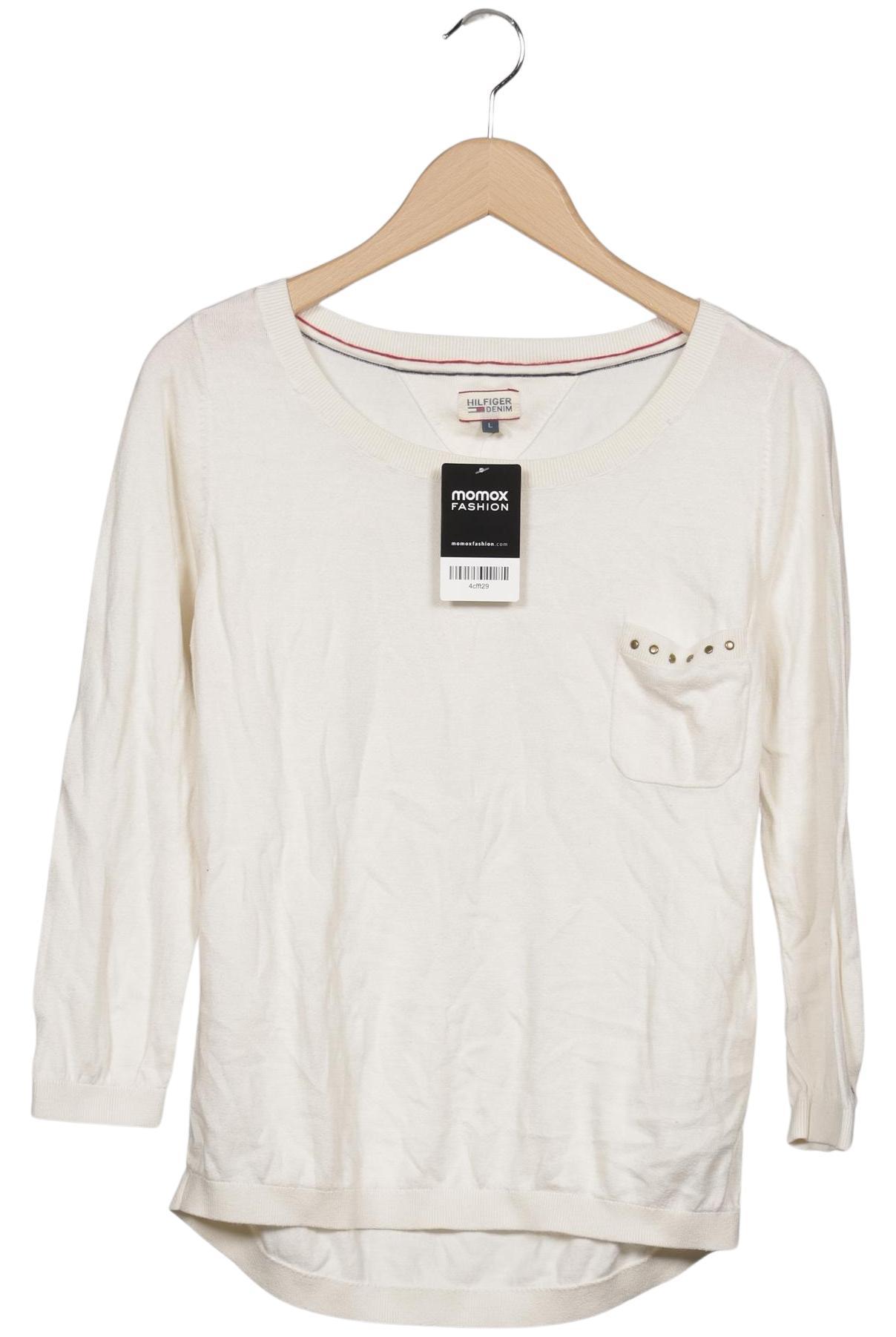 

Hilfiger Denim Damen Pullover, cremeweiß, Gr. 42