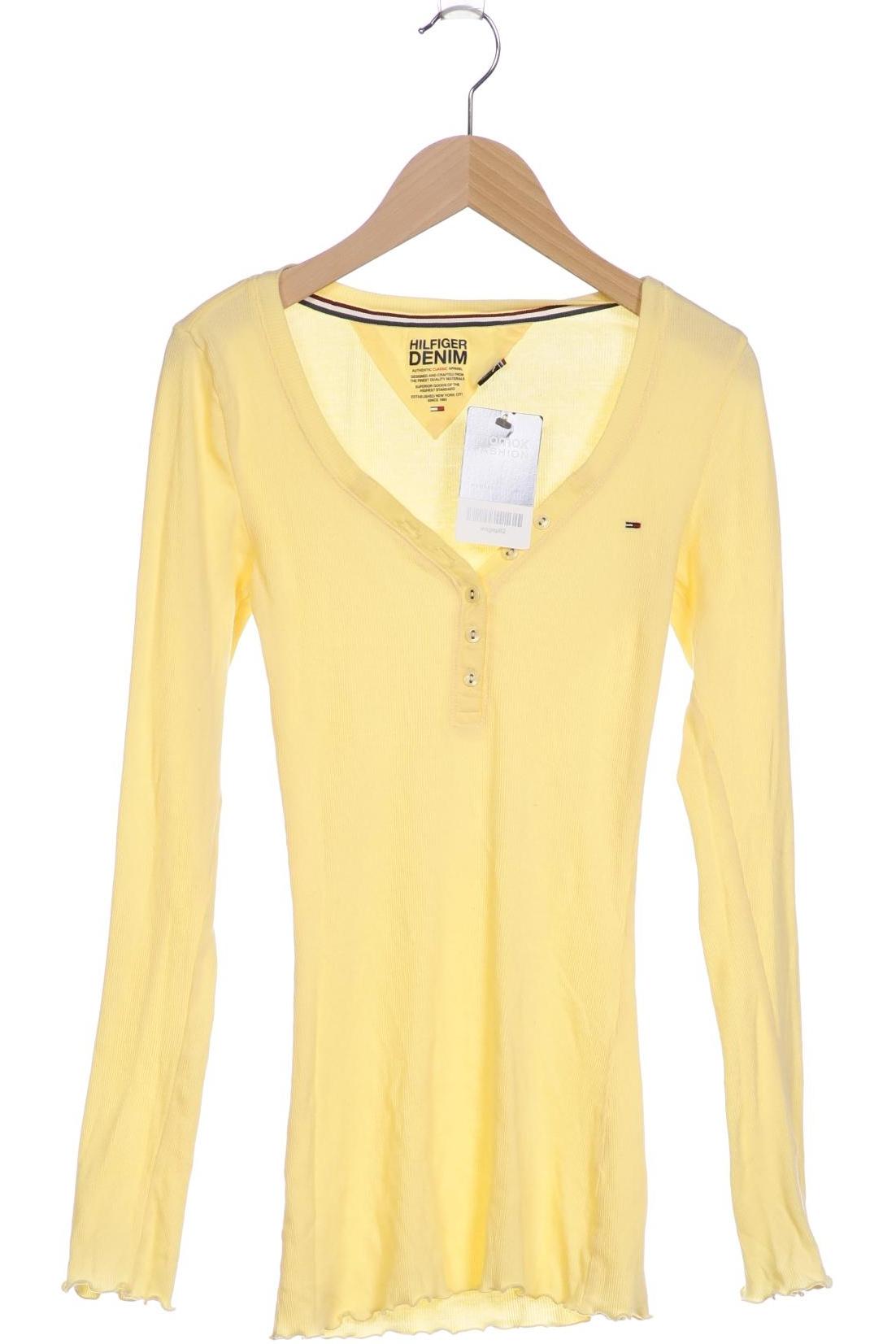 

Hilfiger Denim Damen Langarmshirt, gelb, Gr. 36