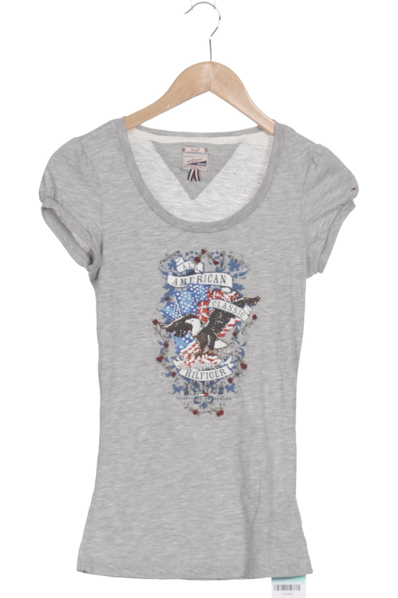 

Hilfiger Denim Damen T-Shirt, grau, Gr. 36