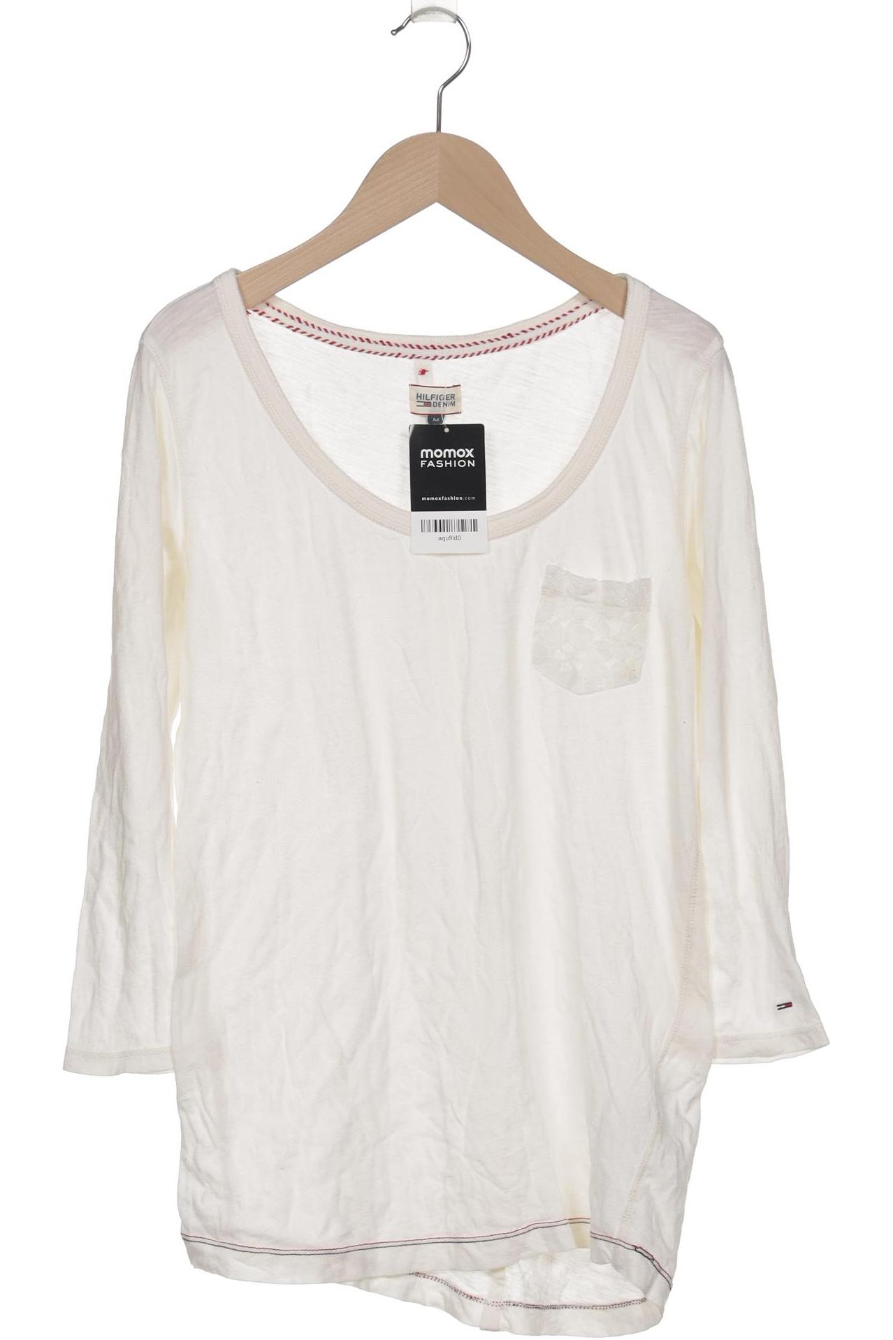 

Hilfiger Denim Damen Langarmshirt, cremeweiß, Gr. 38