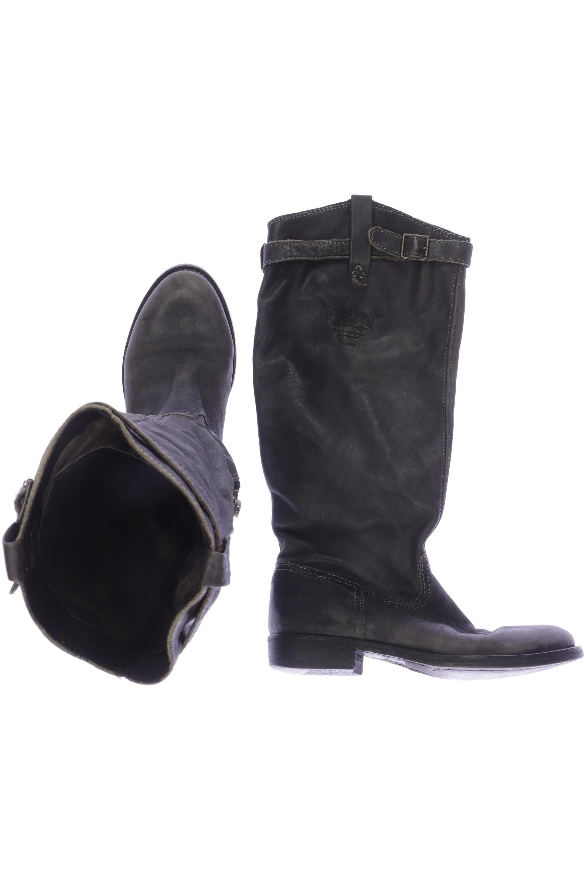 

HILFIGER DENIM Damen Stiefel, grau