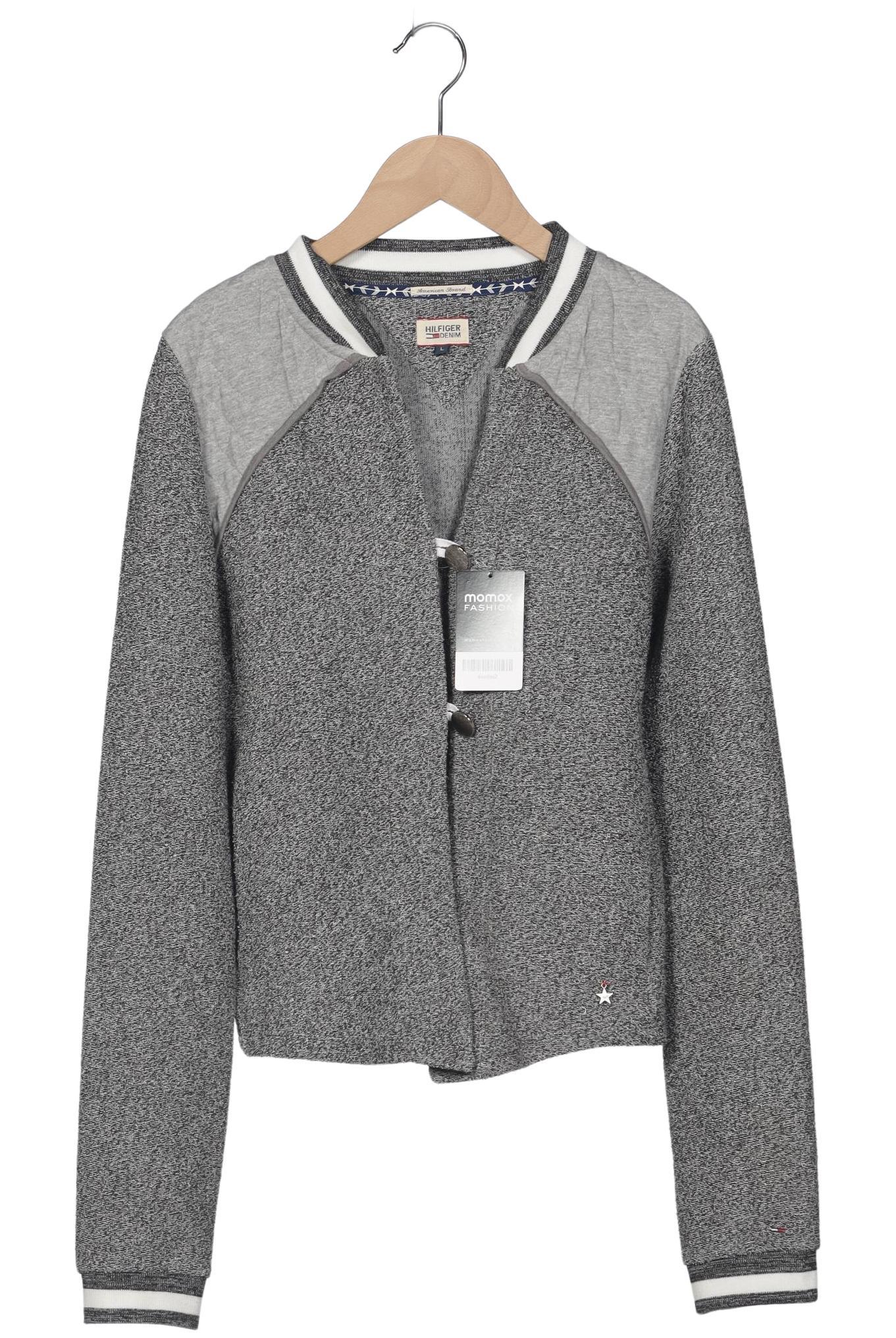 

Hilfiger Denim Damen Strickjacke, grau, Gr. 42