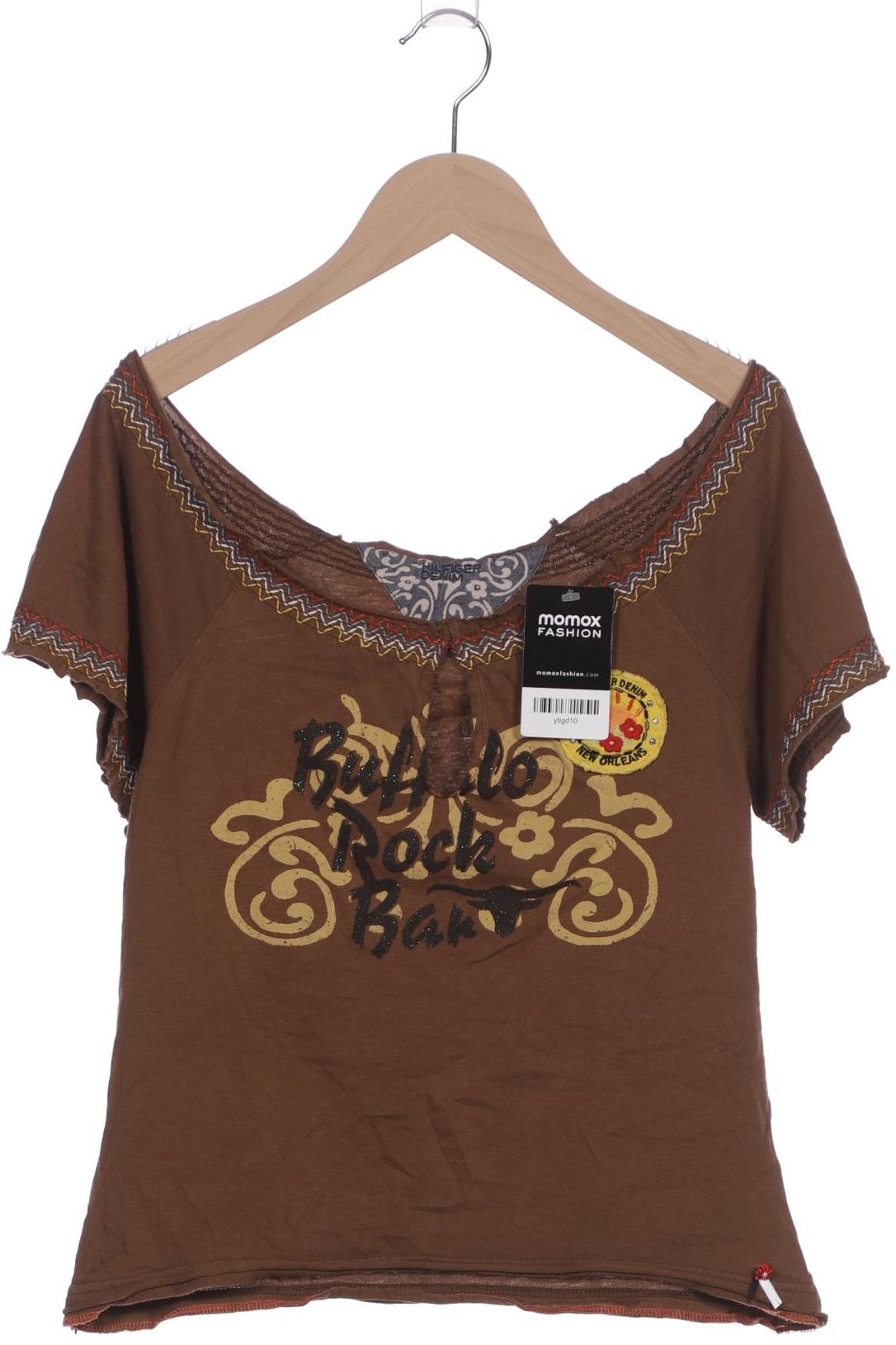 

Hilfiger Denim Damen T-Shirt, braun, Gr. 38